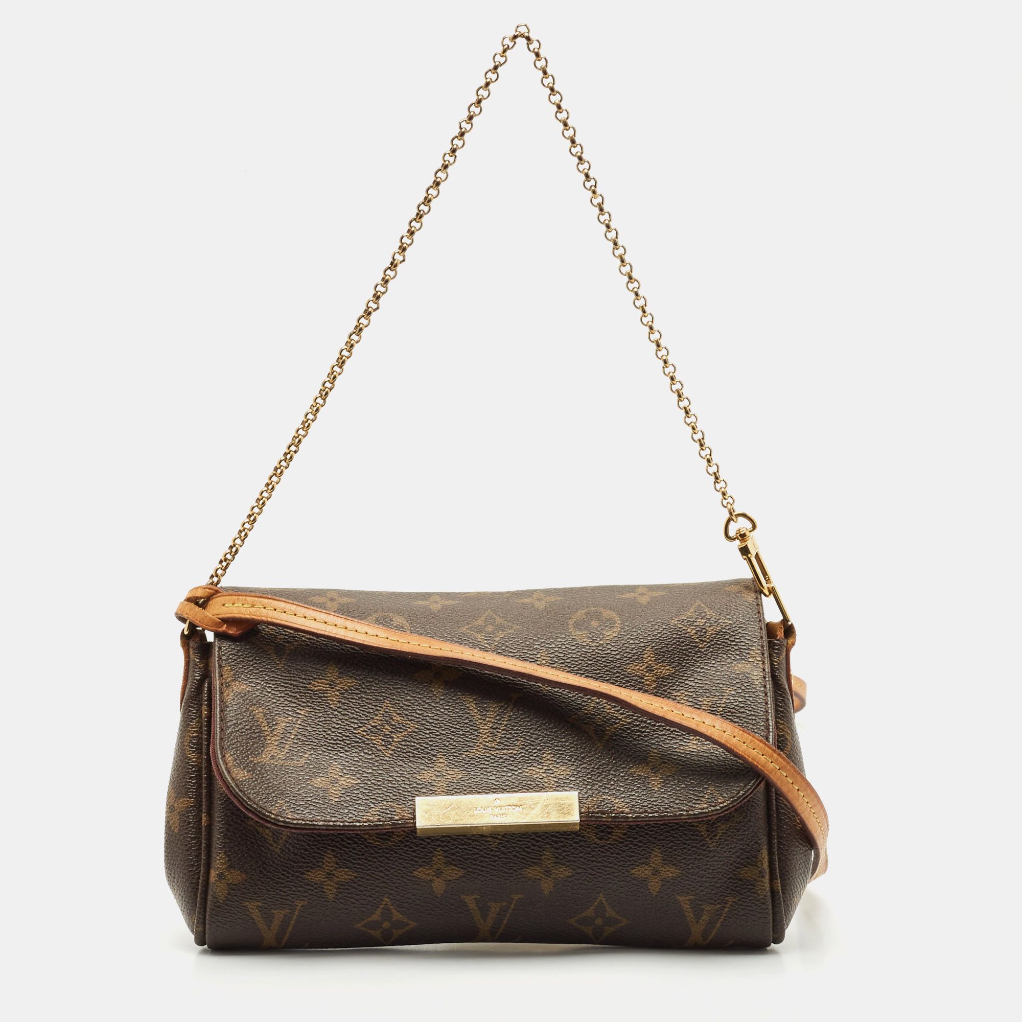 

Louis Vuitton Monogram Canvas Favorite PM Bag, Brown