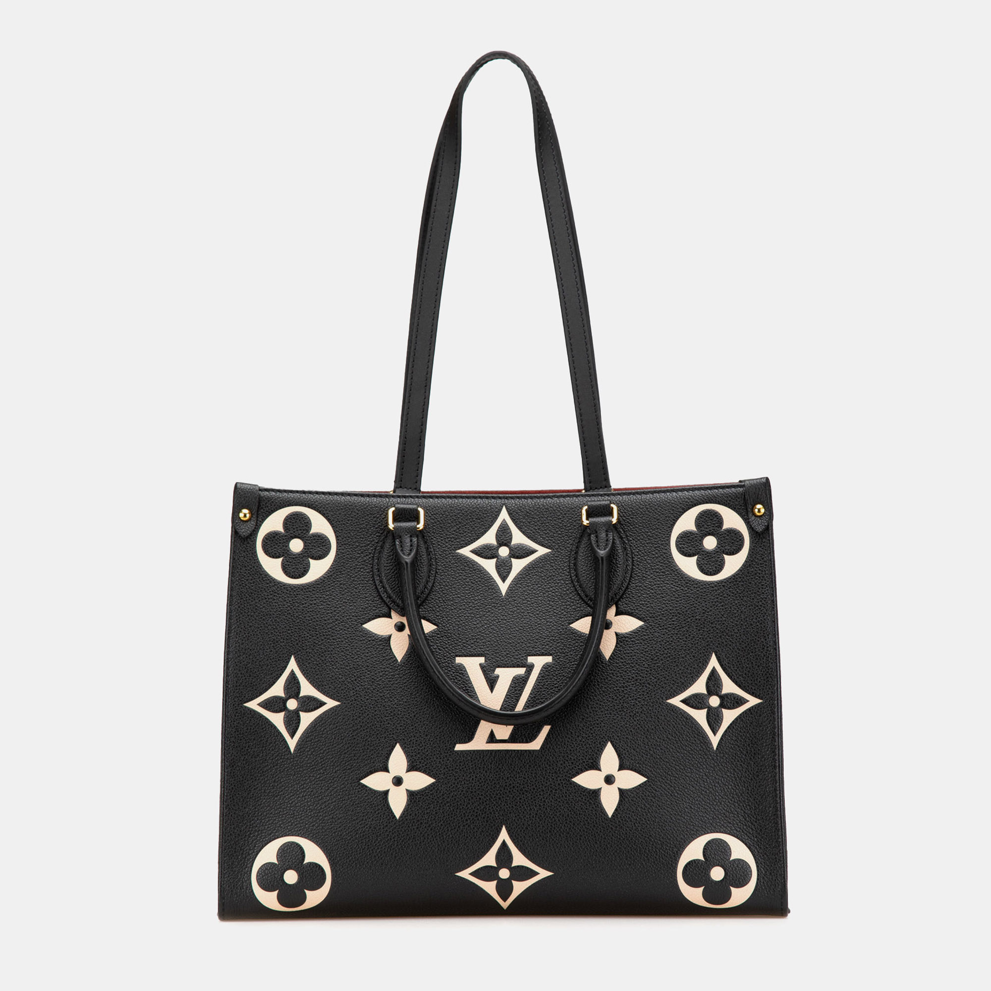 

Louis Vuitton Black Bicolor Monogram Empreinte Giant Onthego MM