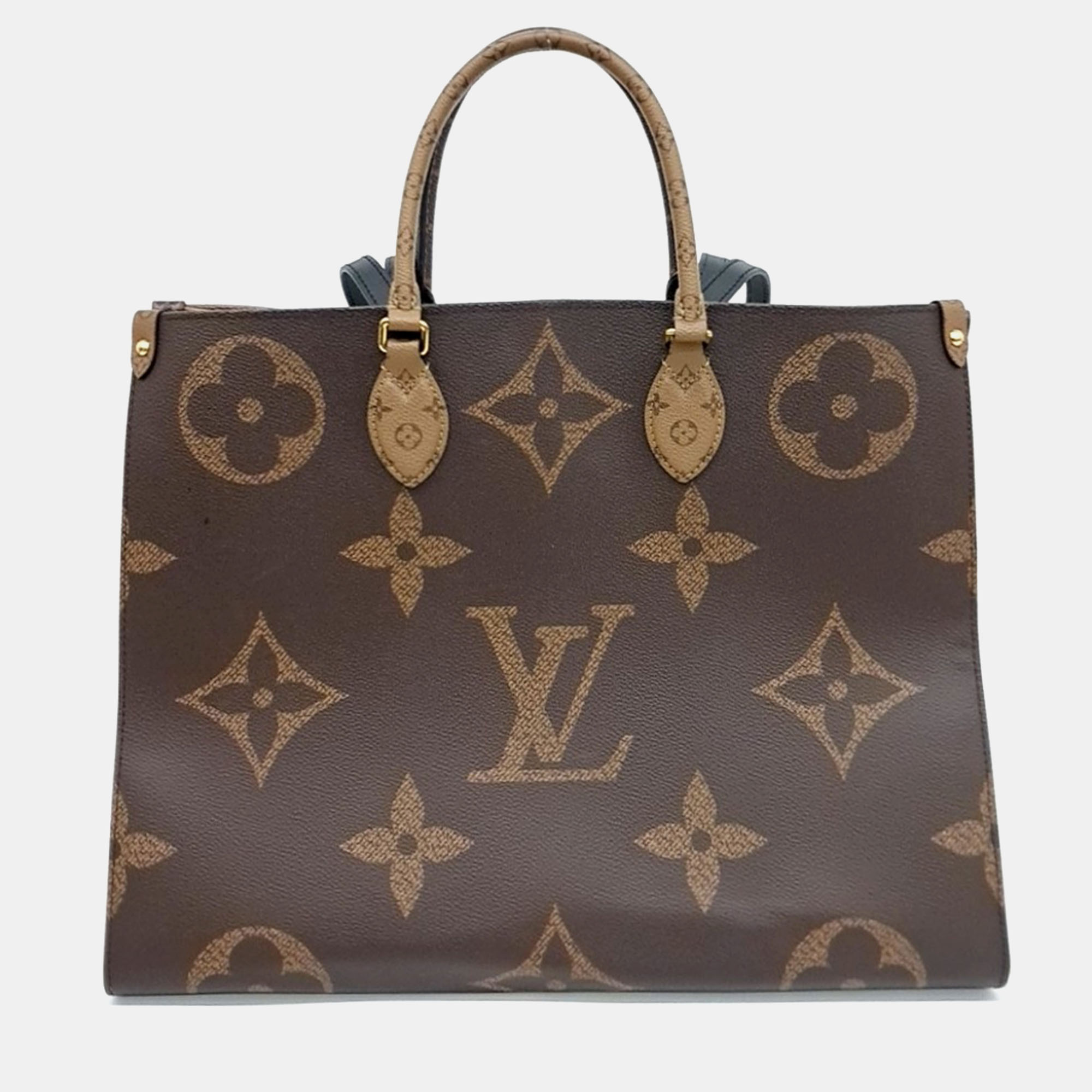 

Louis Vuitton Brown Coated Canvas On The Go GM