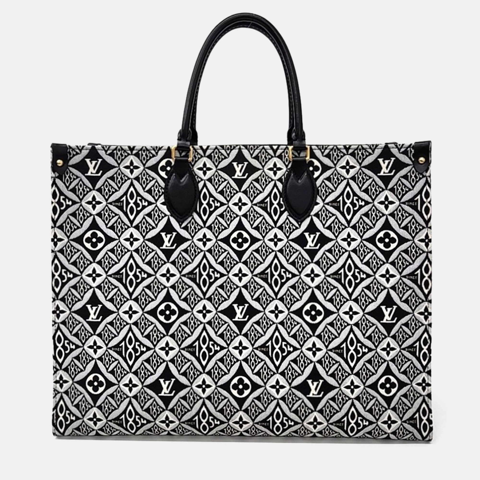 

Louis Vuitton Black Fabric 1854 On The Go GM bag