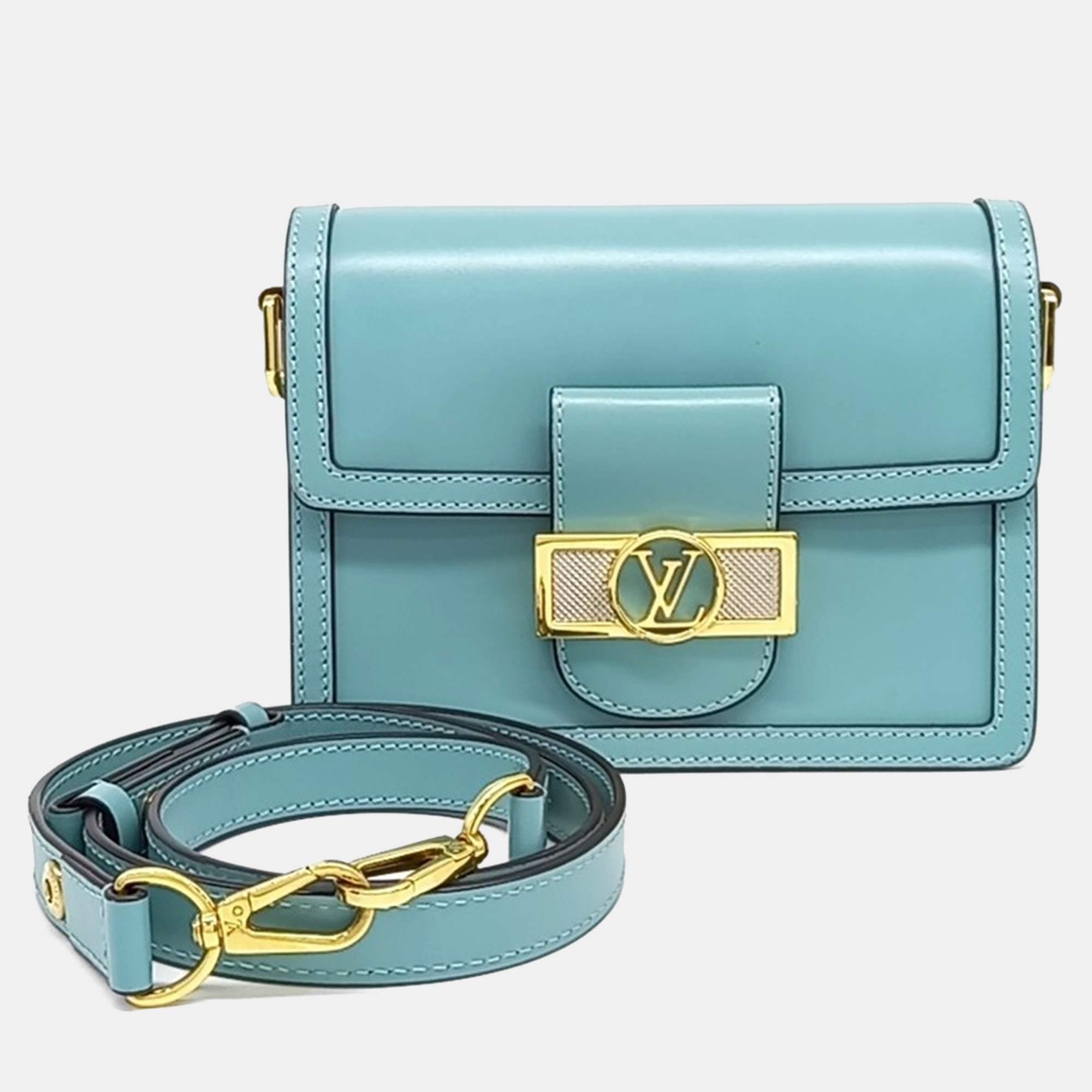 

Louis Vuitton Blue Leather Mini Dauphine bag