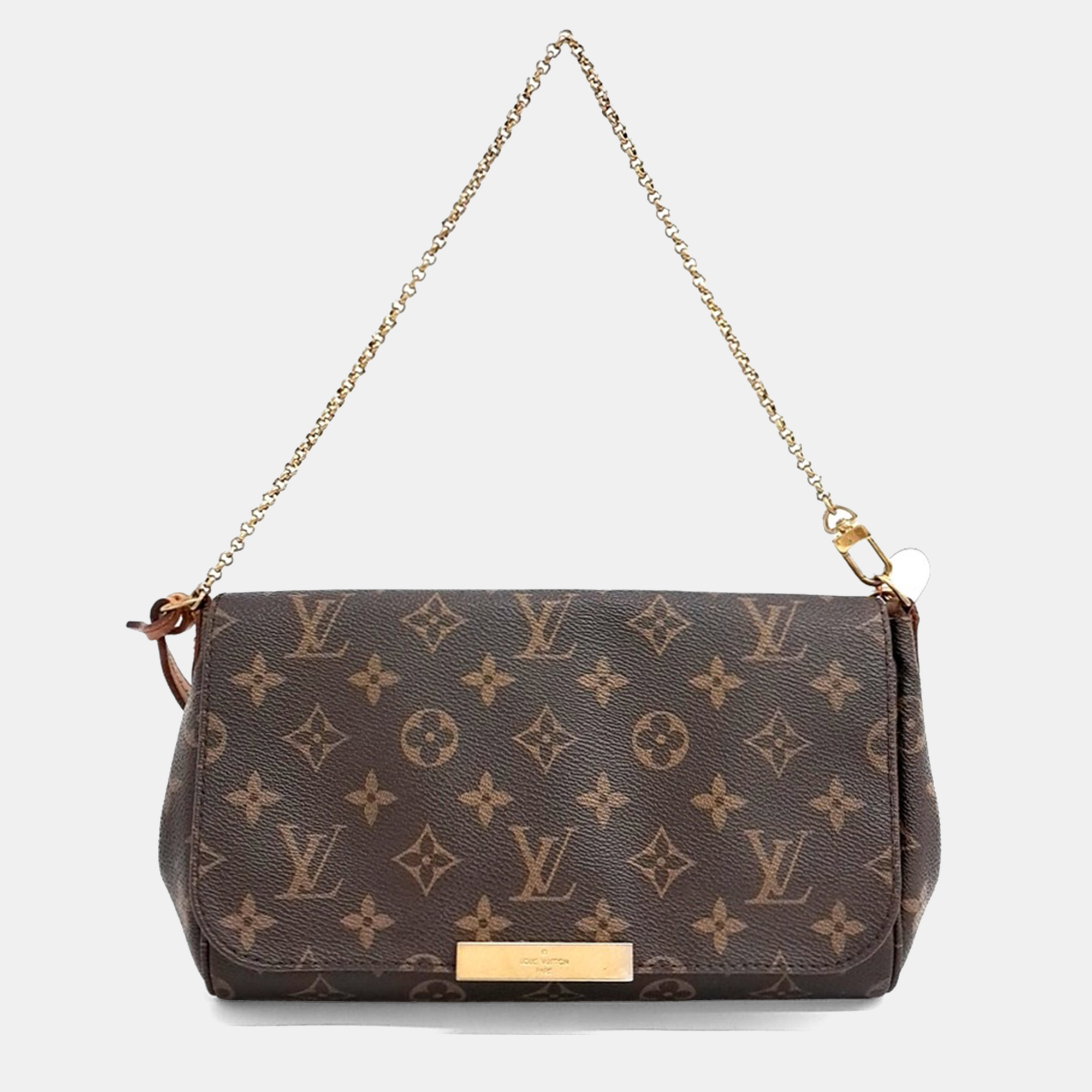 

Louis Vuitton Brown Coated Canvas Monogram Favorite MM bag