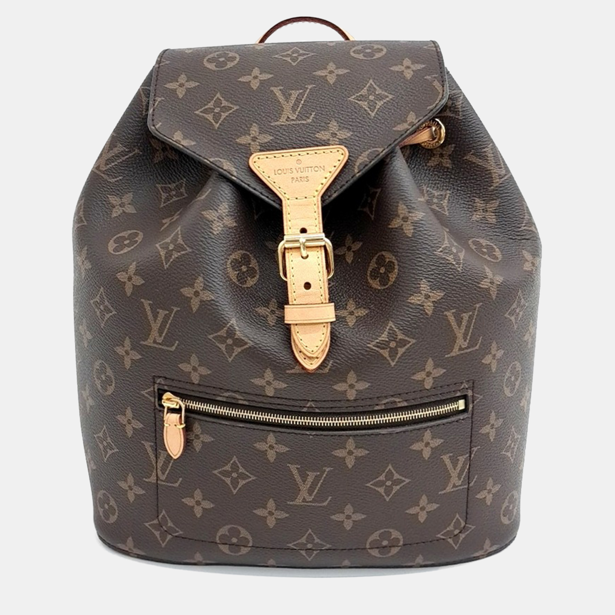 

Louis Vuitton Brown Coated Canvas Montsouris bag