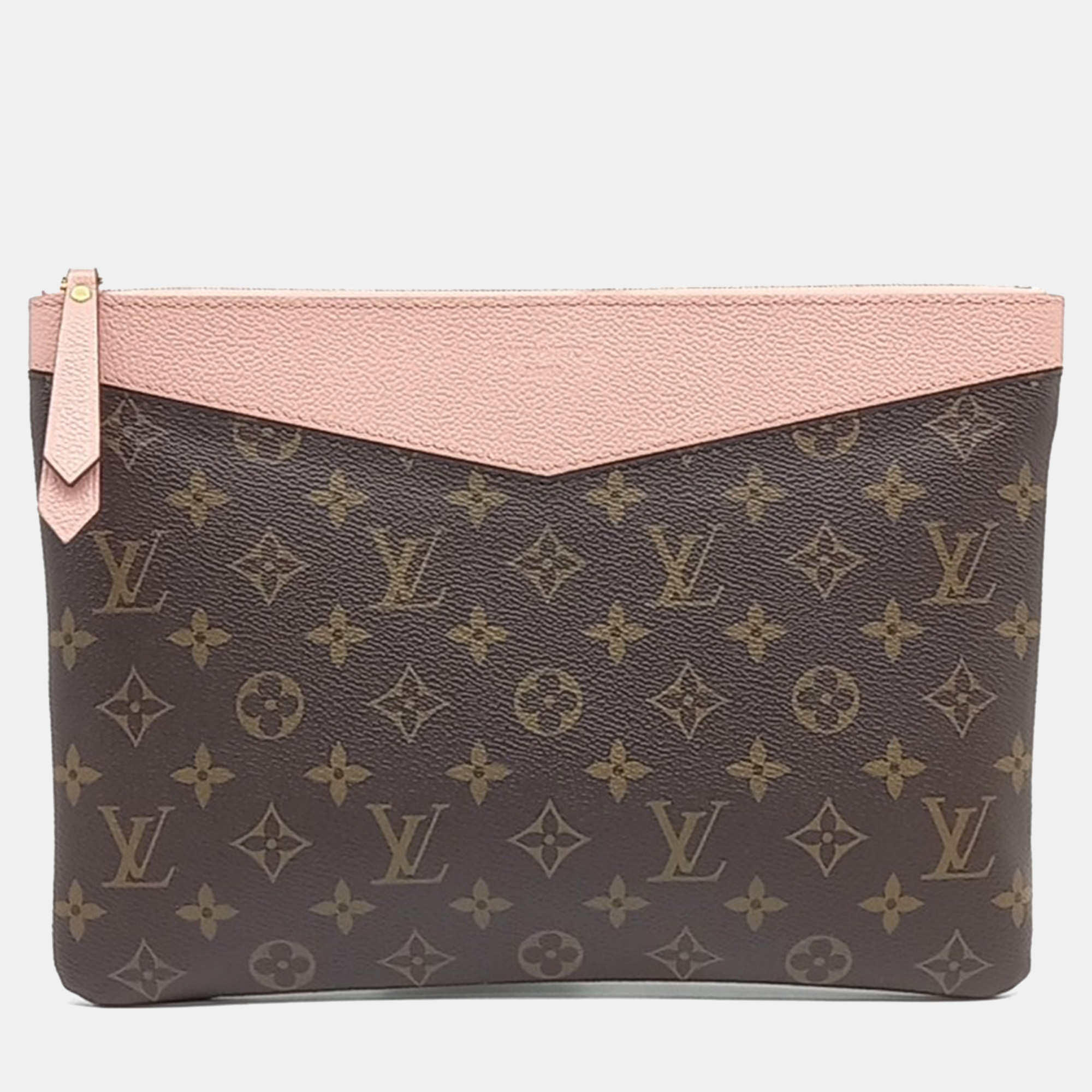 

Louis Vuitton Brown Coated Canvas Daily Clutch