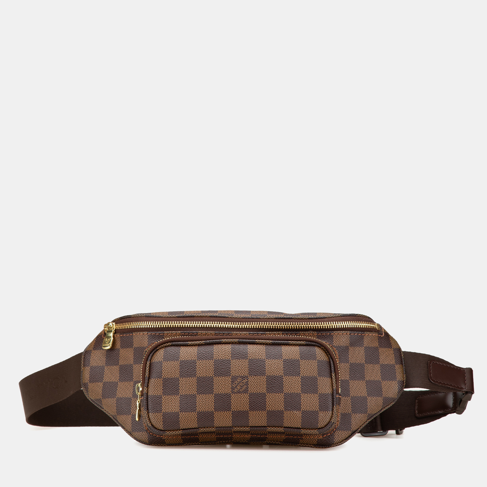 

Louis Vuitton Damier Ebene Melville Belt Bum Bag, Brown