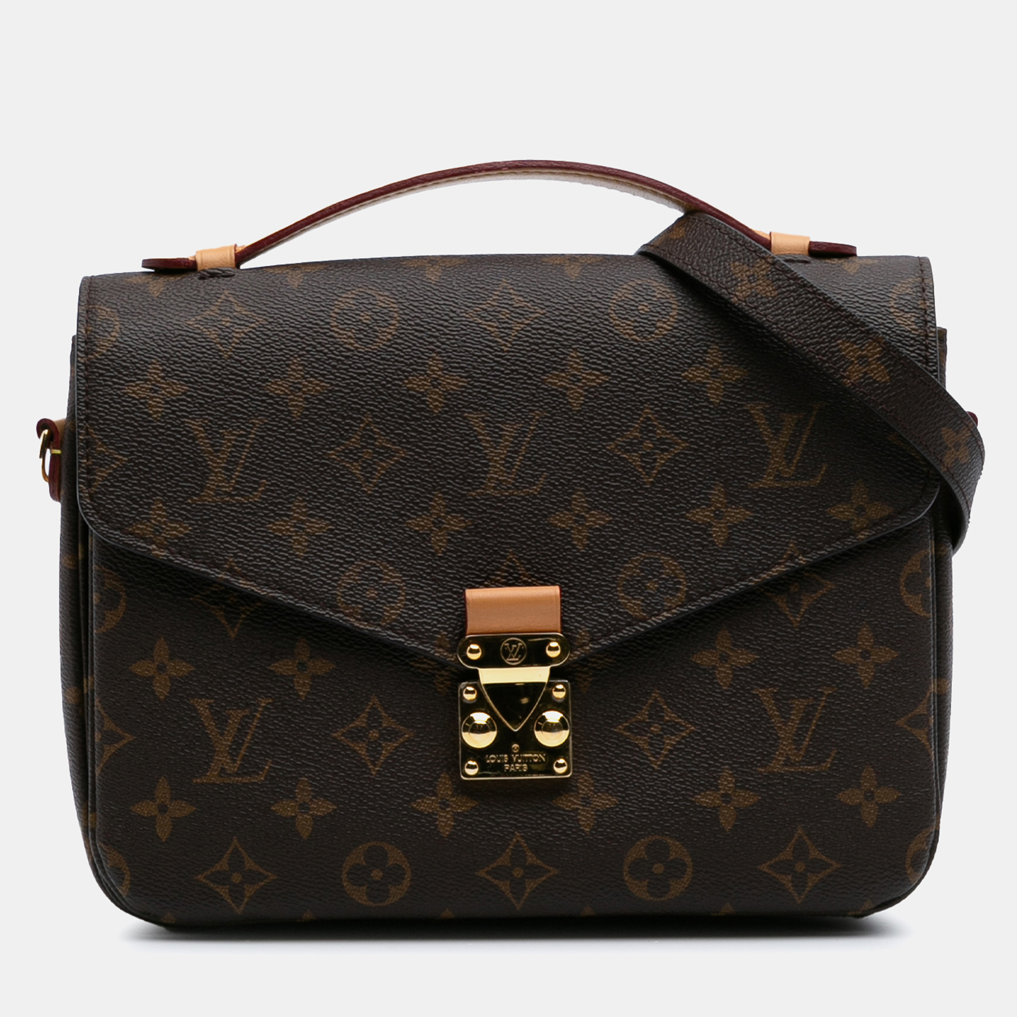 

Louis Vuitton Brown Monogram Pochette Metis