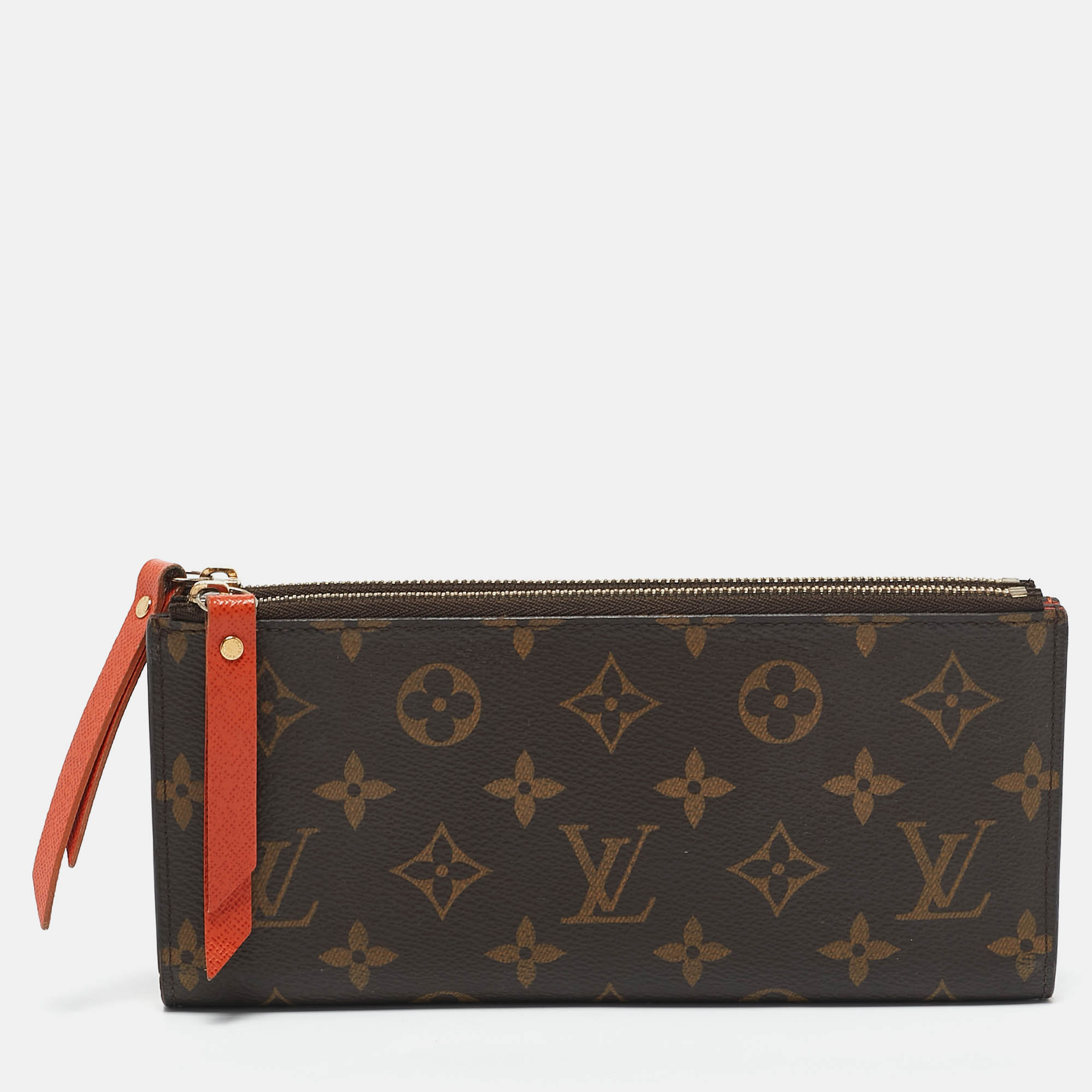 

Louis Vuitton Piment Monogram Canvas Adele Wallet, Orange
