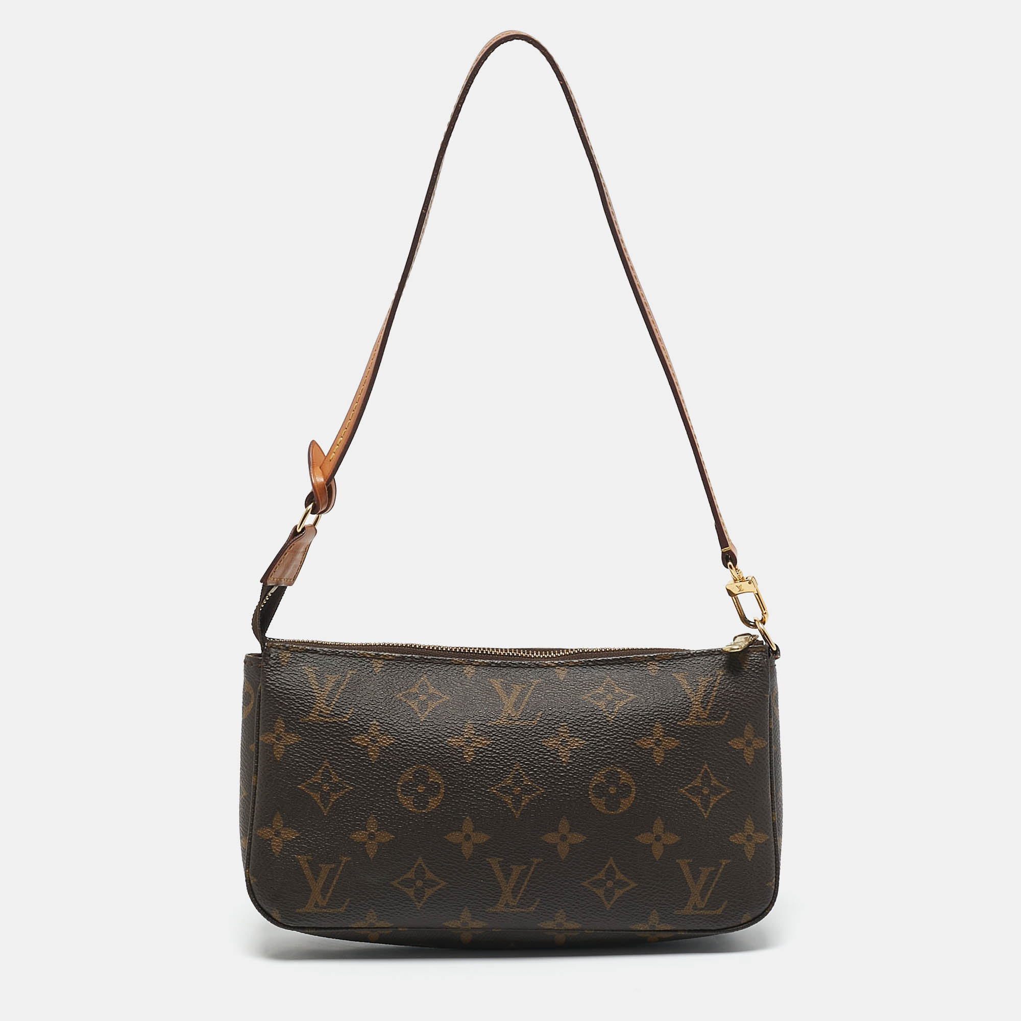 

Louis Vuitton Monogram Canvas Pochette Accessoires Bag, Brown