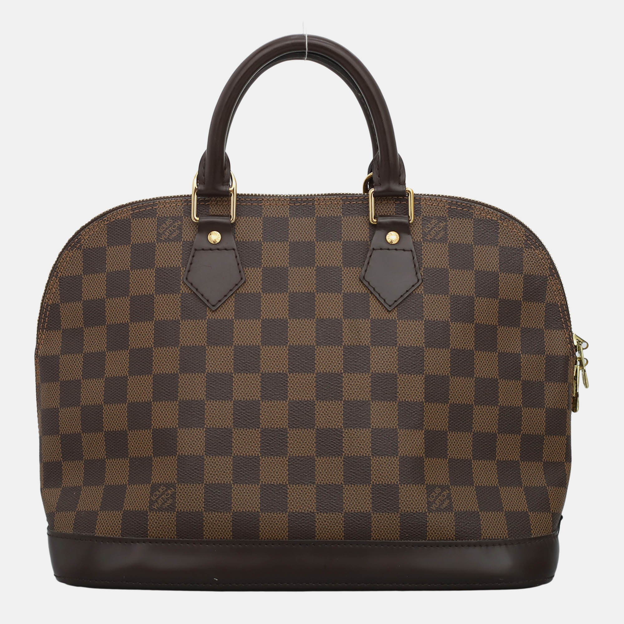 

Louis Vuitton Brown Damier Ebene Alma PM Bag
