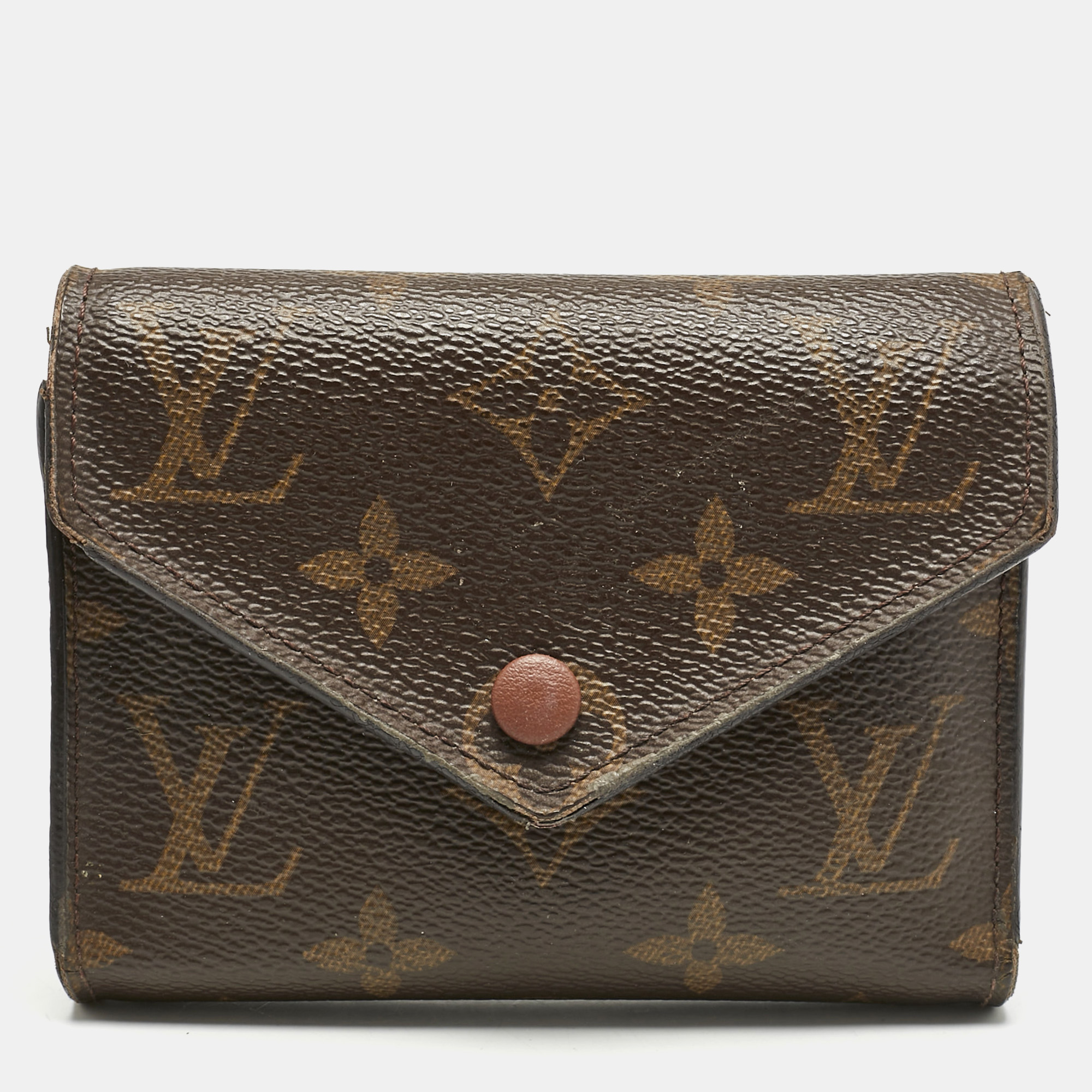 

Louis Vuitton Monogram Canvas Victorine Wallet, Brown