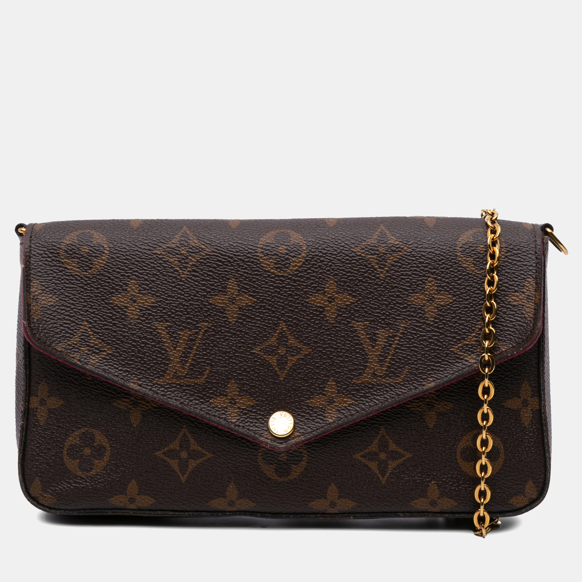 

Louis Vuitton Brown Monogram Pochette Felicie