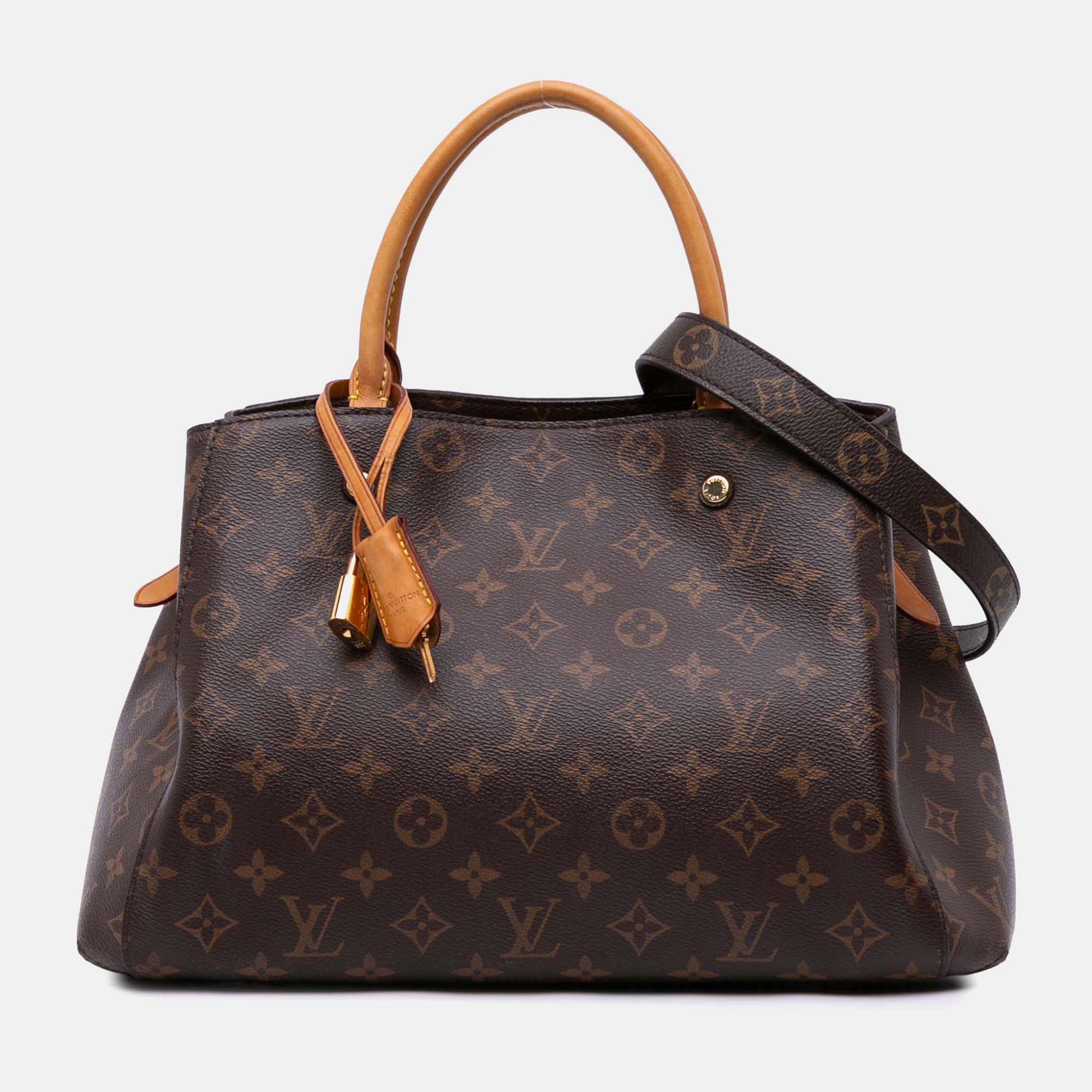

Louis Vuitton Brown Monogram Montaigne MM