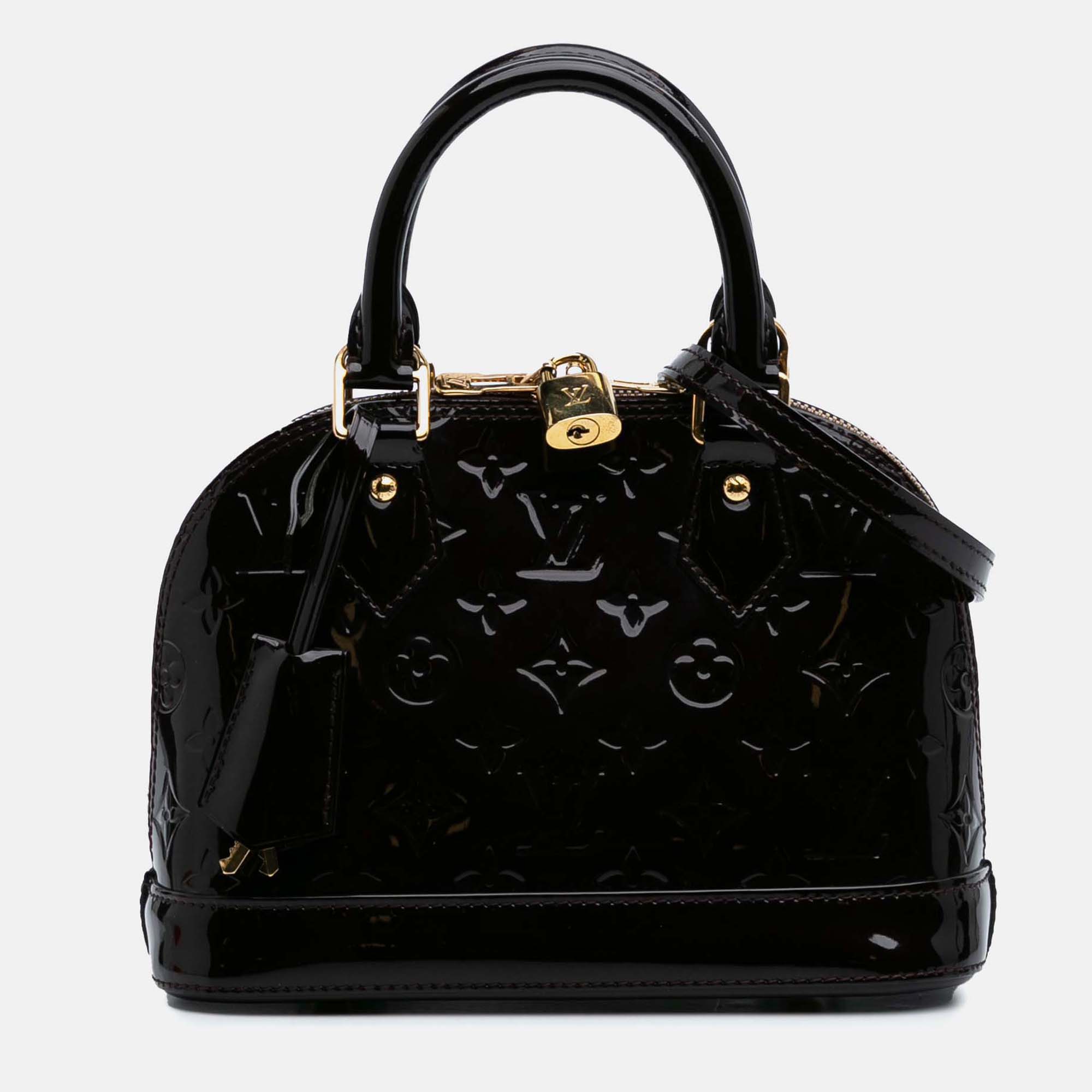

Louis Vuitton Purple Monogram Vernis Alma BB