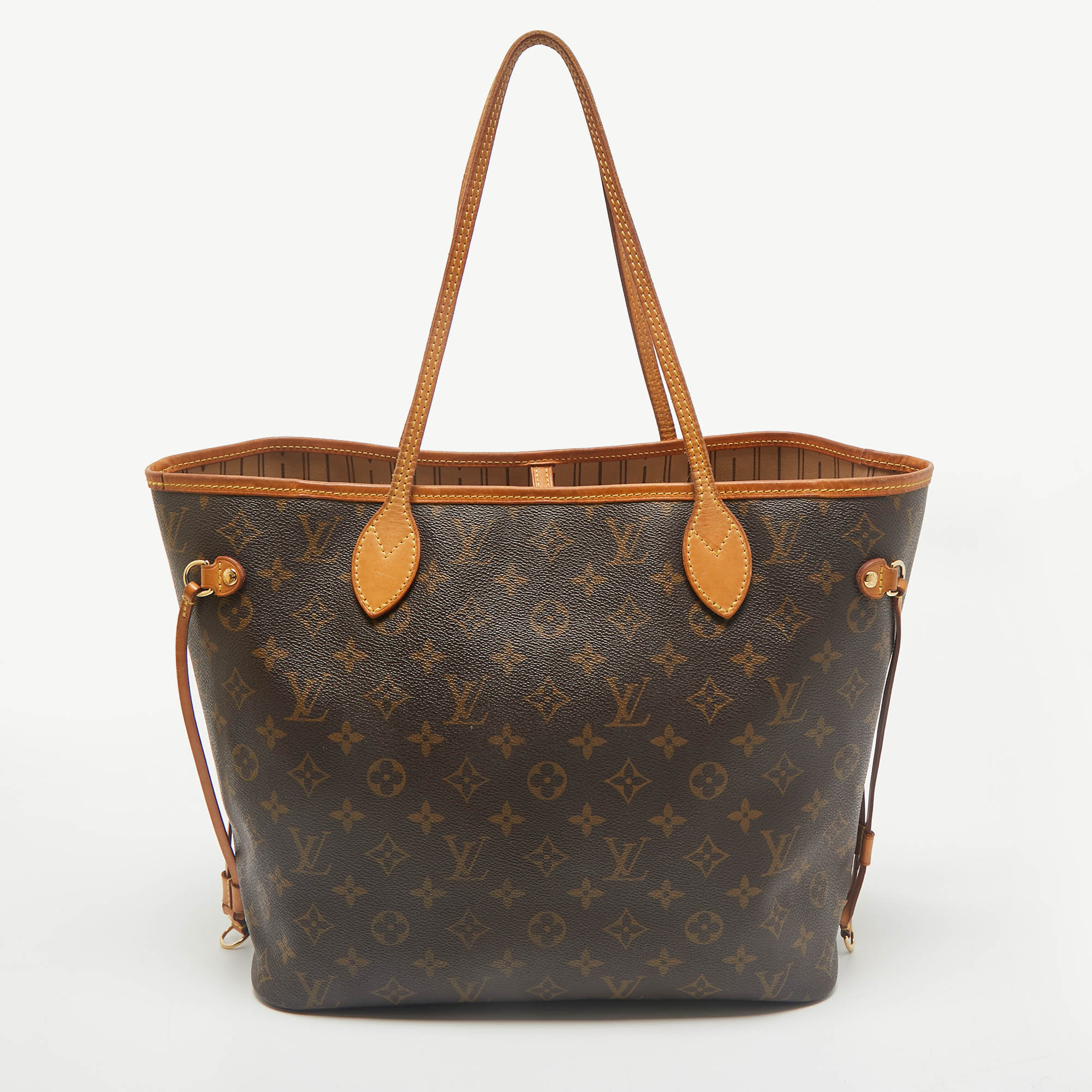 

Louis Vuitton Monogram Canvas Neverfull MM Bag, Brown