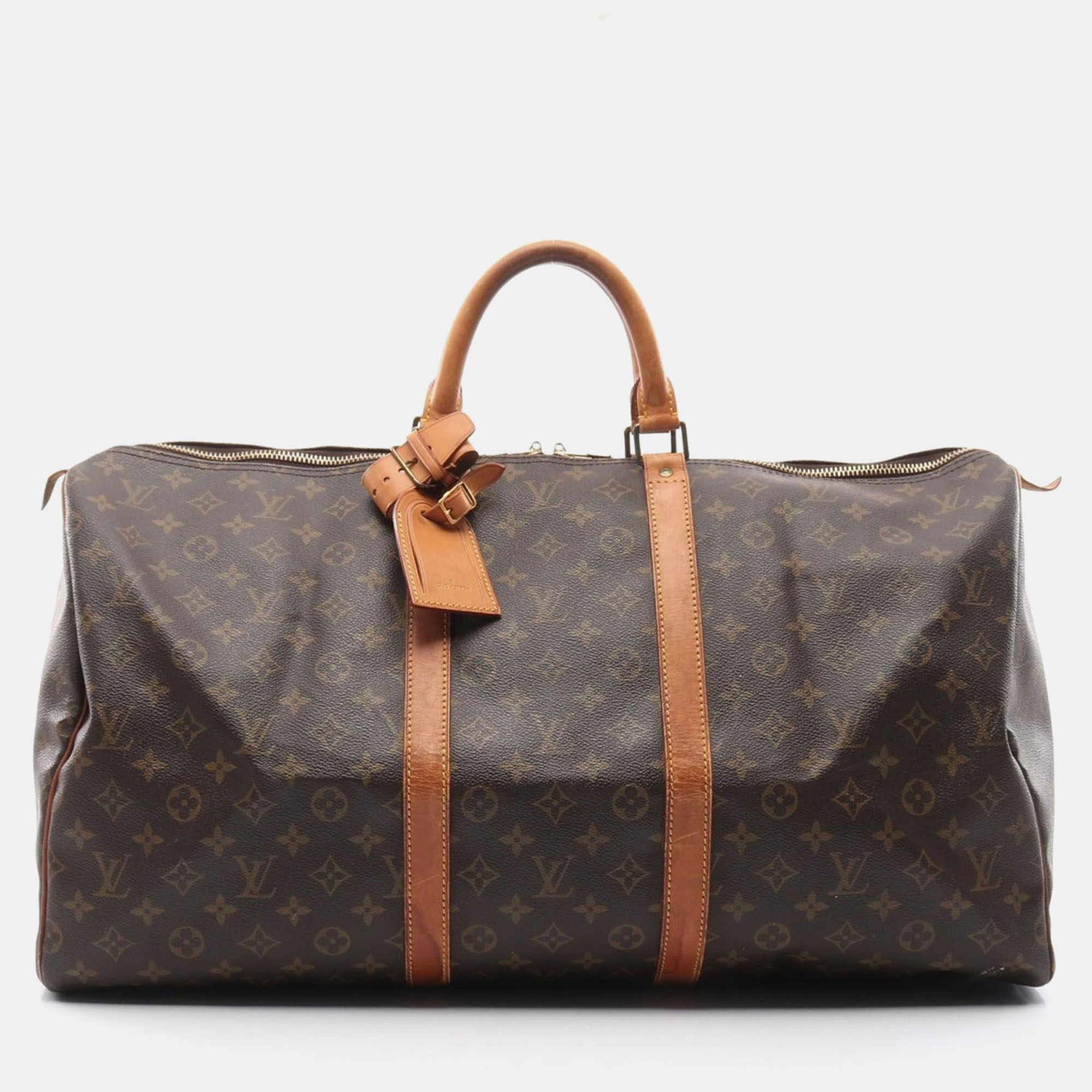 

Louis Vuitton Brown Monogram Canvas Keepall 55