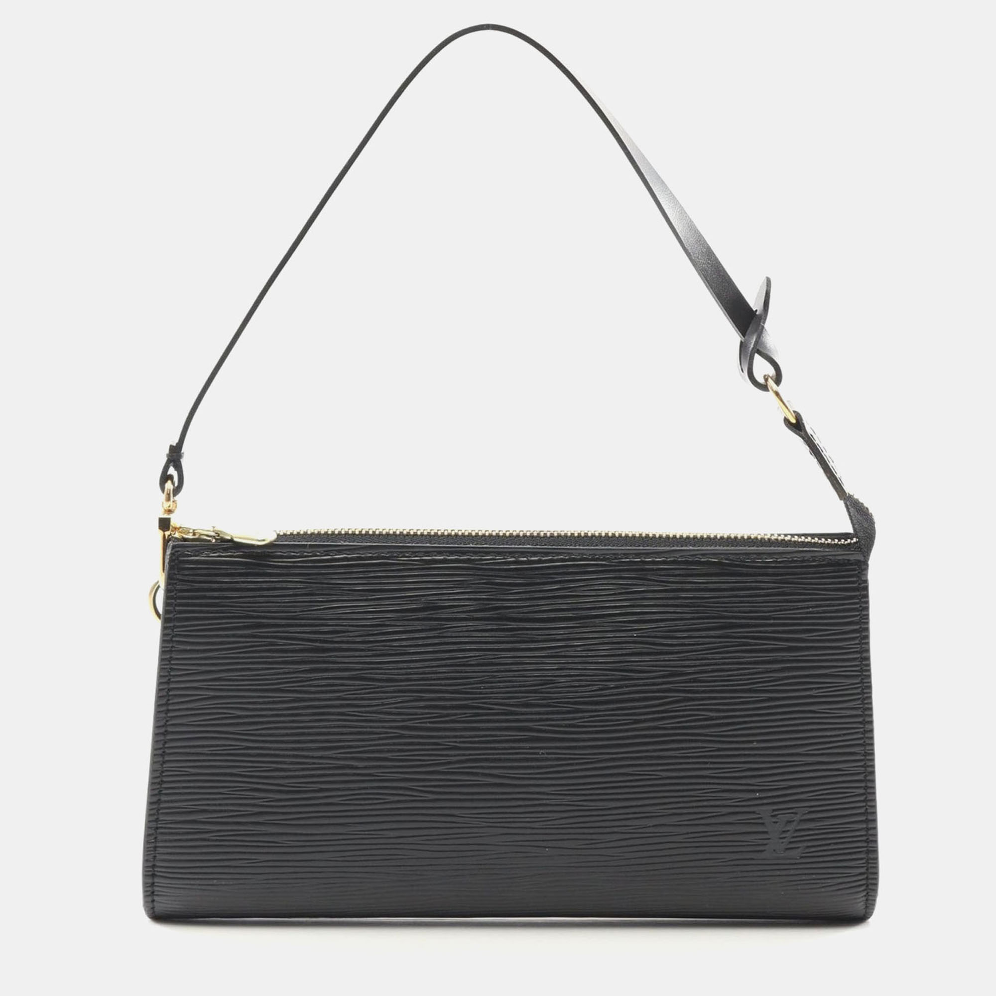 

Louis Vuitton Noir Epi Leather Pochette Accessoires, Black
