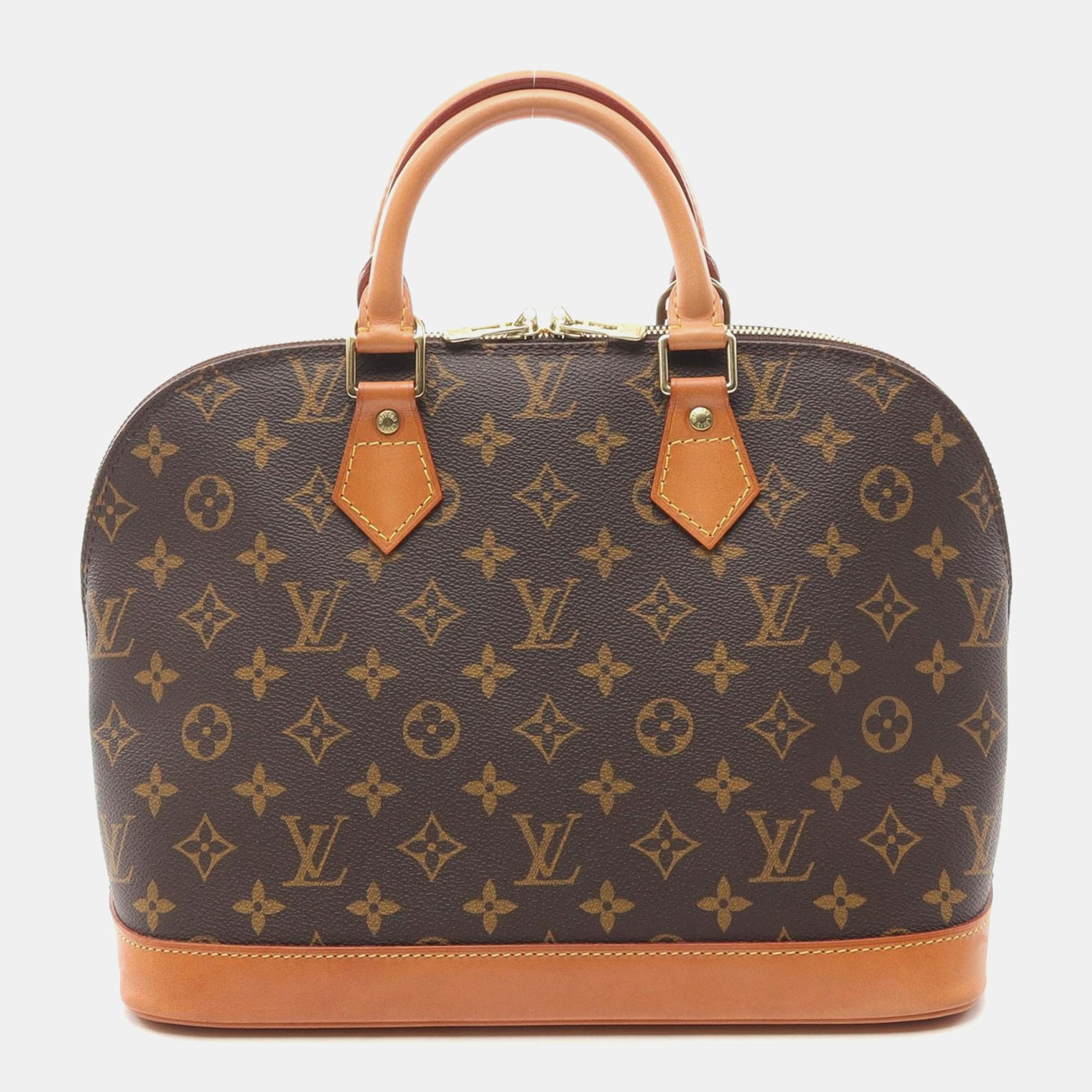 

Louis Vuitton Alma PM Handbag Monogram Canvas Leather Brown