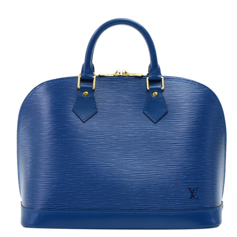 Louis Vuitton Toledo Blue EPI Leather Alma PM Bag