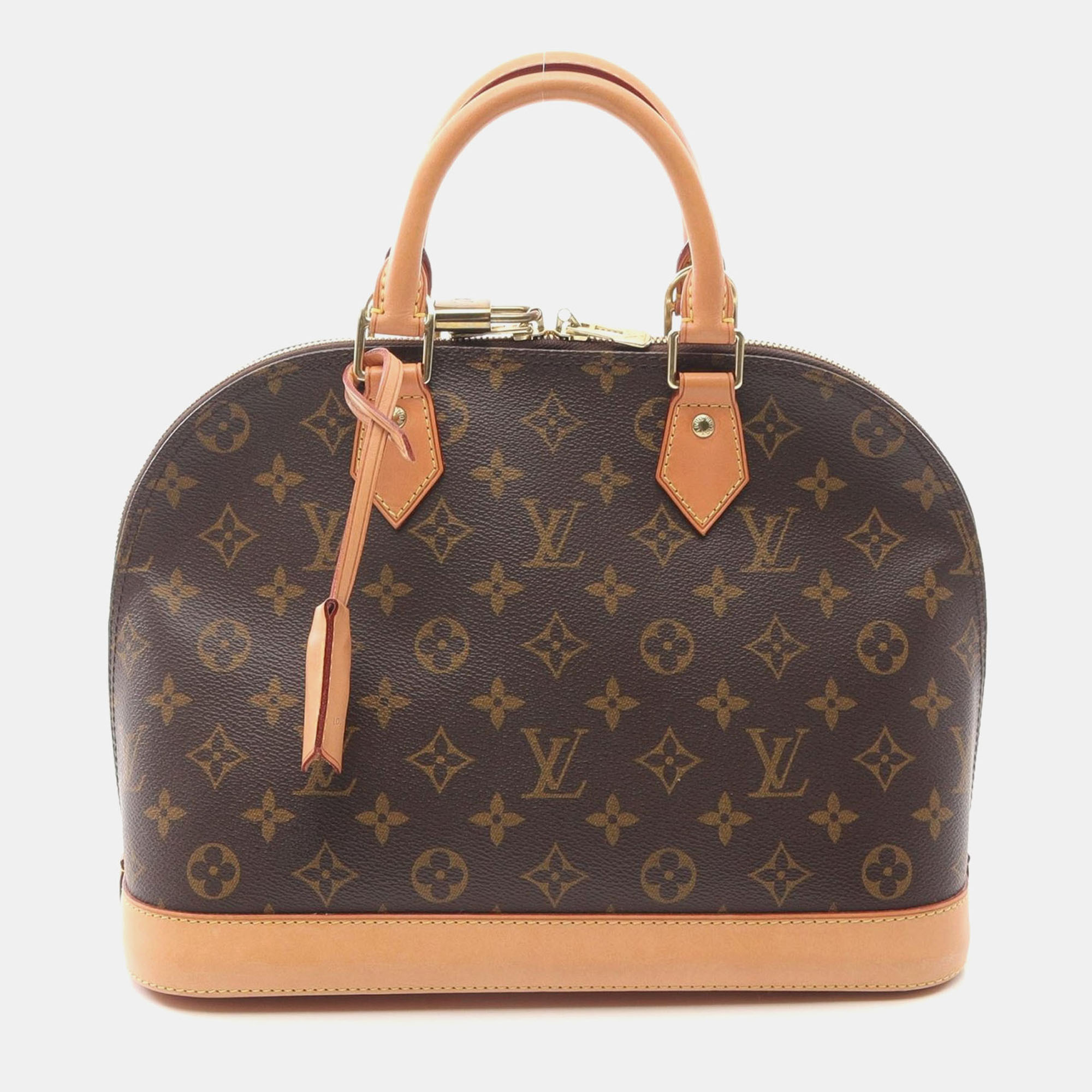 

Louis Vuitton Brown Monogram Canvas Alma Handbag