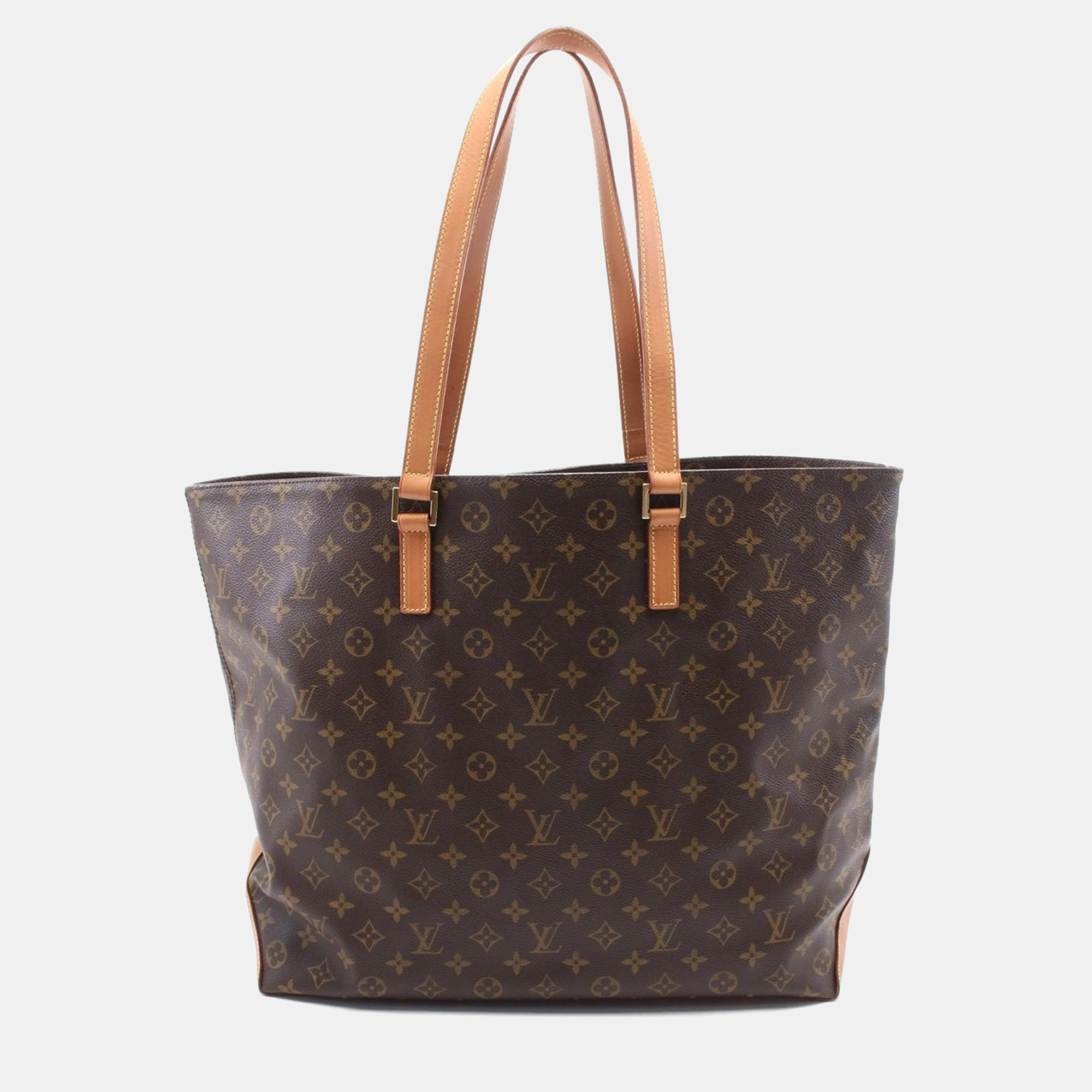 Pre-owned Louis Vuitton Brown Monogram Canvas Cabas Alto Tote Shoulder Bag