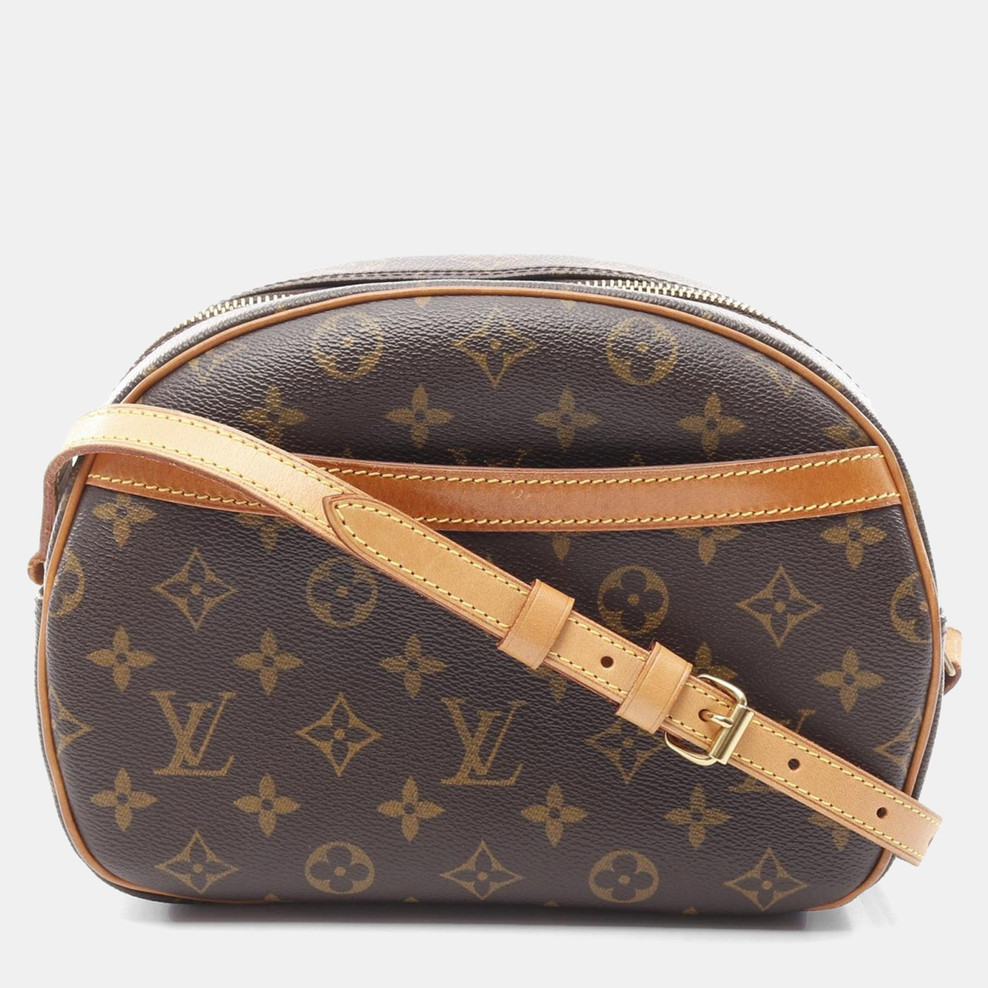 

Louis Vuitton Blois Shoulder Crossbody Bag Monogram Leather Brown