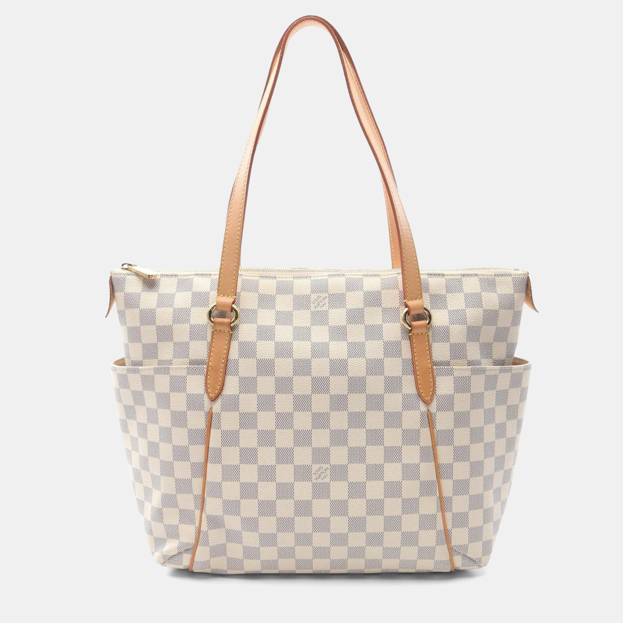 

Louis Vuitton White Damier Azur Canvas Totally Tote MM