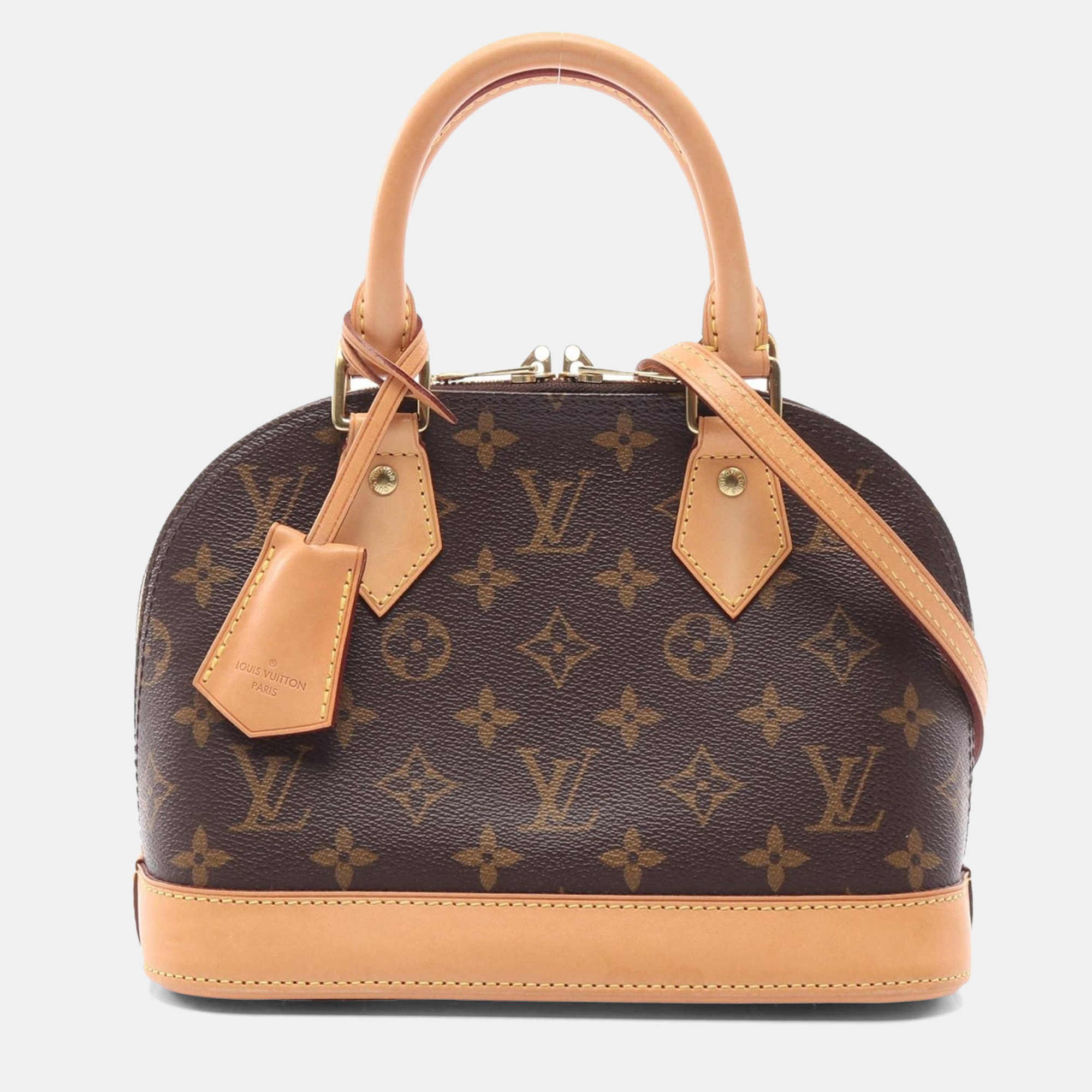 

Louis Vuitton Brown Monogram Canvas Alma BB 2-Way Shoulder Handbag
