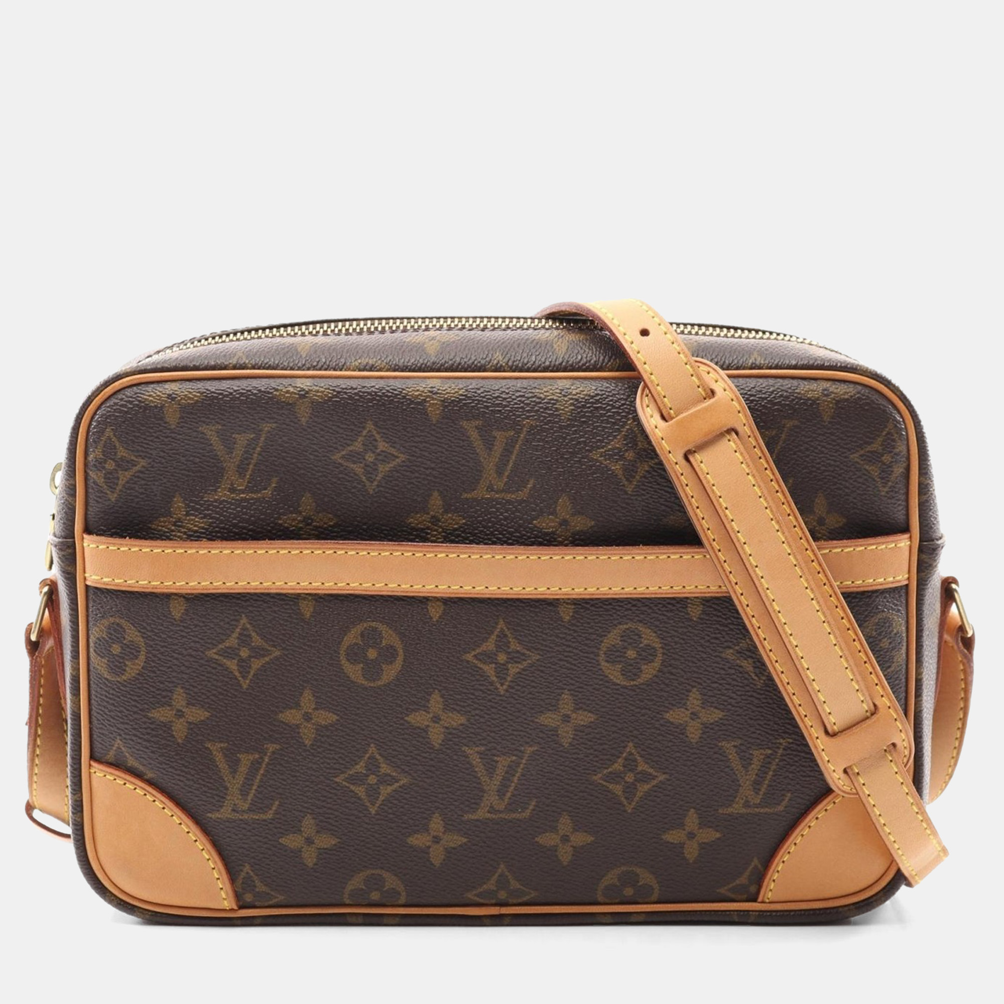 

Louis Vuitton Trocadro 27 Crossbody Shoulder Bag Monogram, Brown