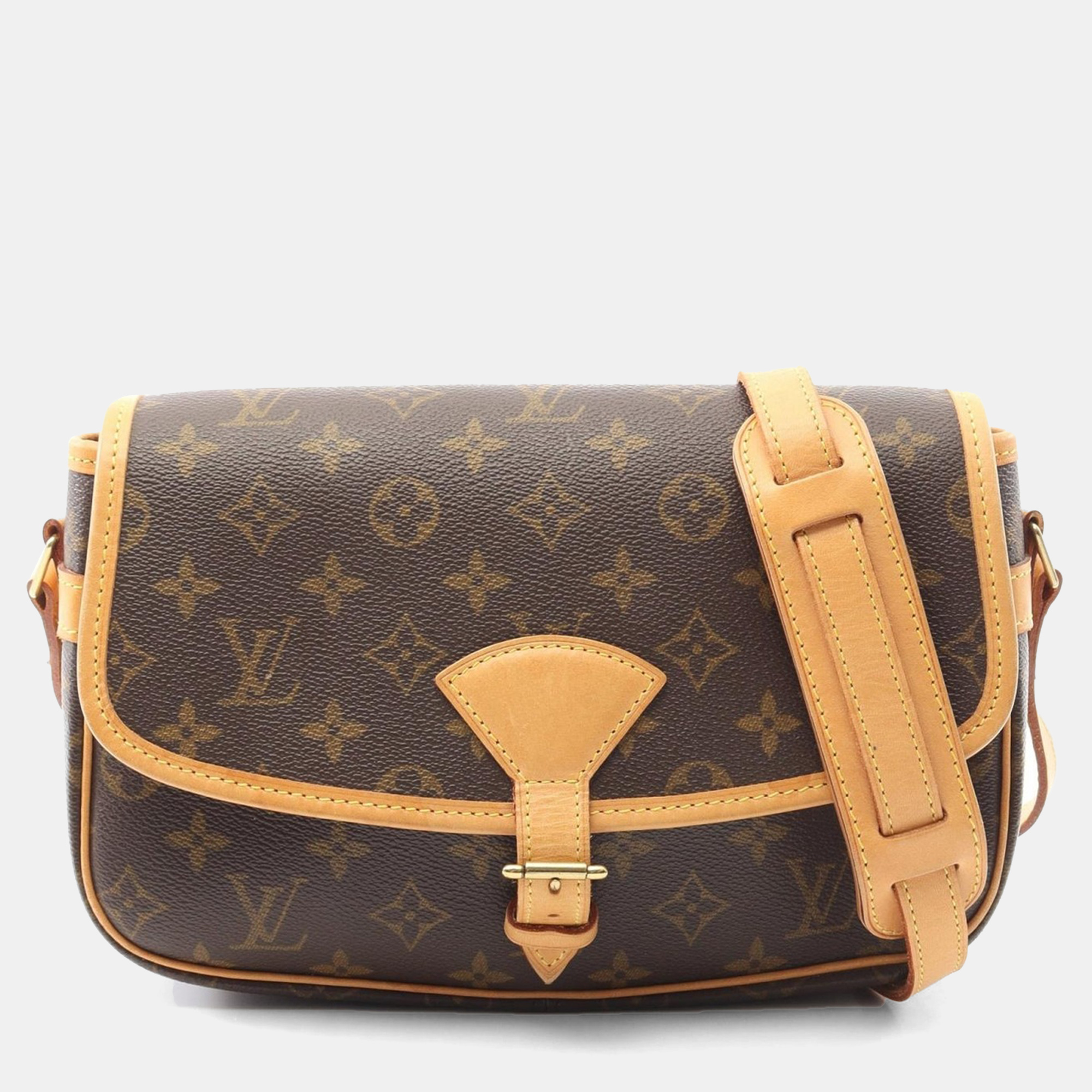 

Louis Vuitton Sologne Shoulder Crossbody Bag Monogram Leather Brown