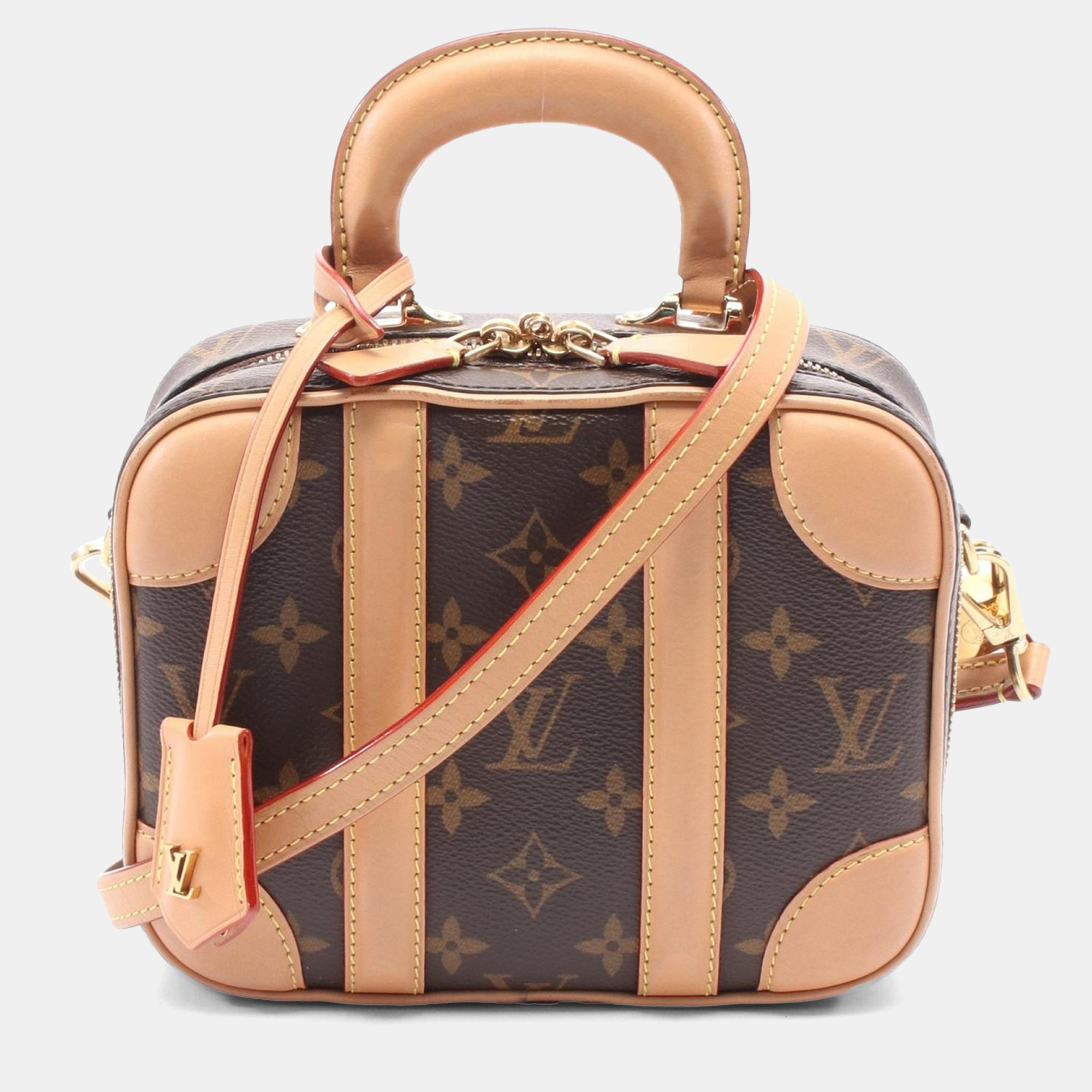

Louis Vuitton Brown Monogram Canvas Valisette BB 2-Way Handbag