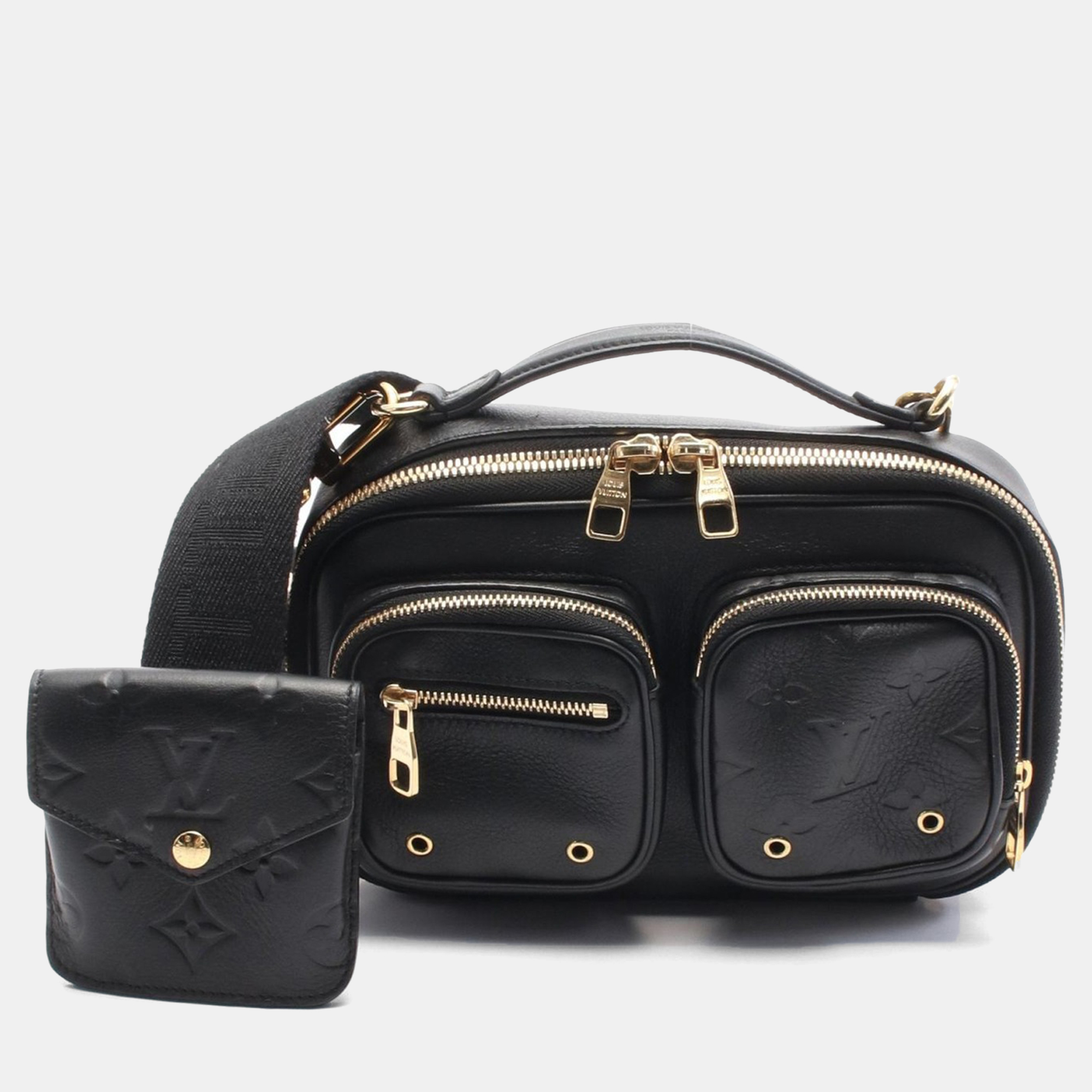 

Louis Vuitton Utility Crossbody Shoulder Bag Leather Noir, Black