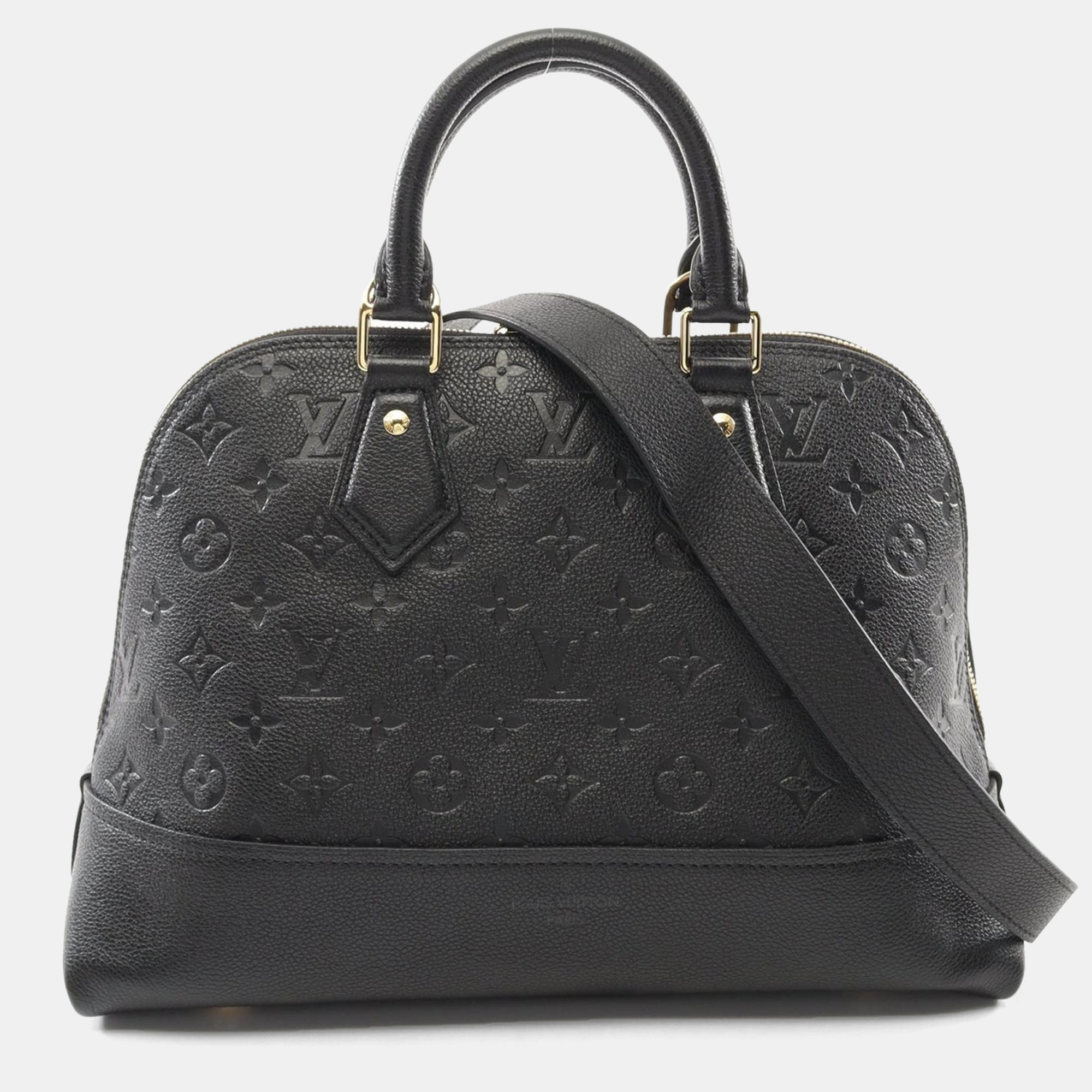 

Louis Vuitton Noir Monogram Empreinte Neo Alma PM Handbag, Black