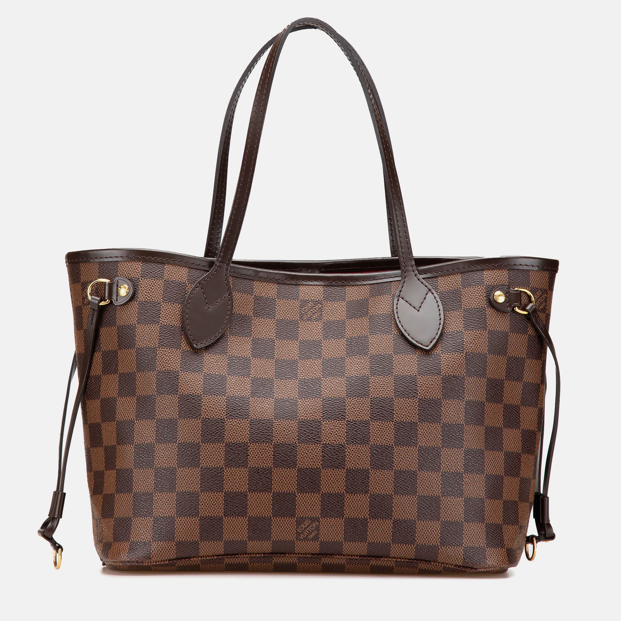 

Louis Vuitton Brown Damier Ebene Neverfull PM