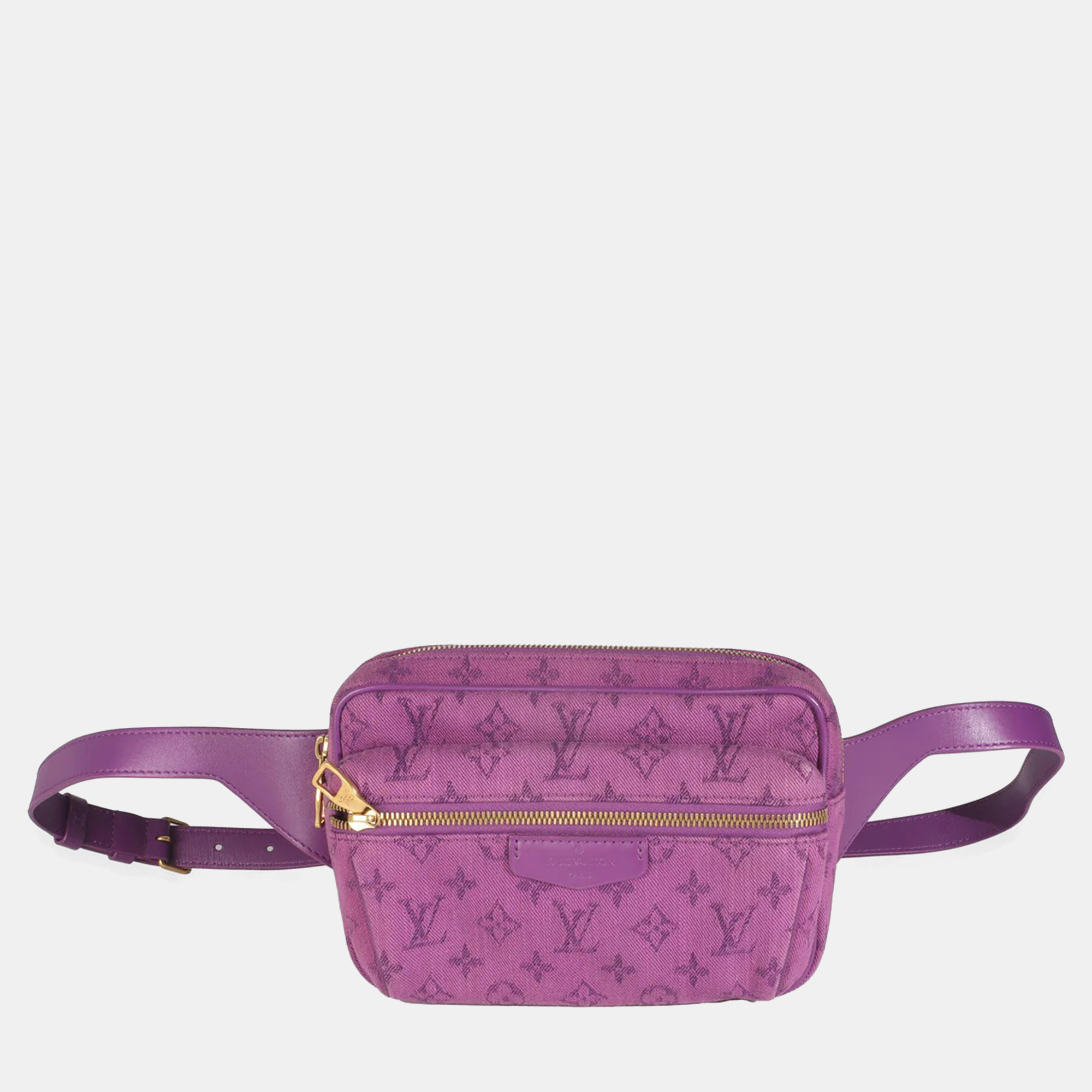 

Louis Vuitton Purple Monogram Denim Outdoor Bumbag