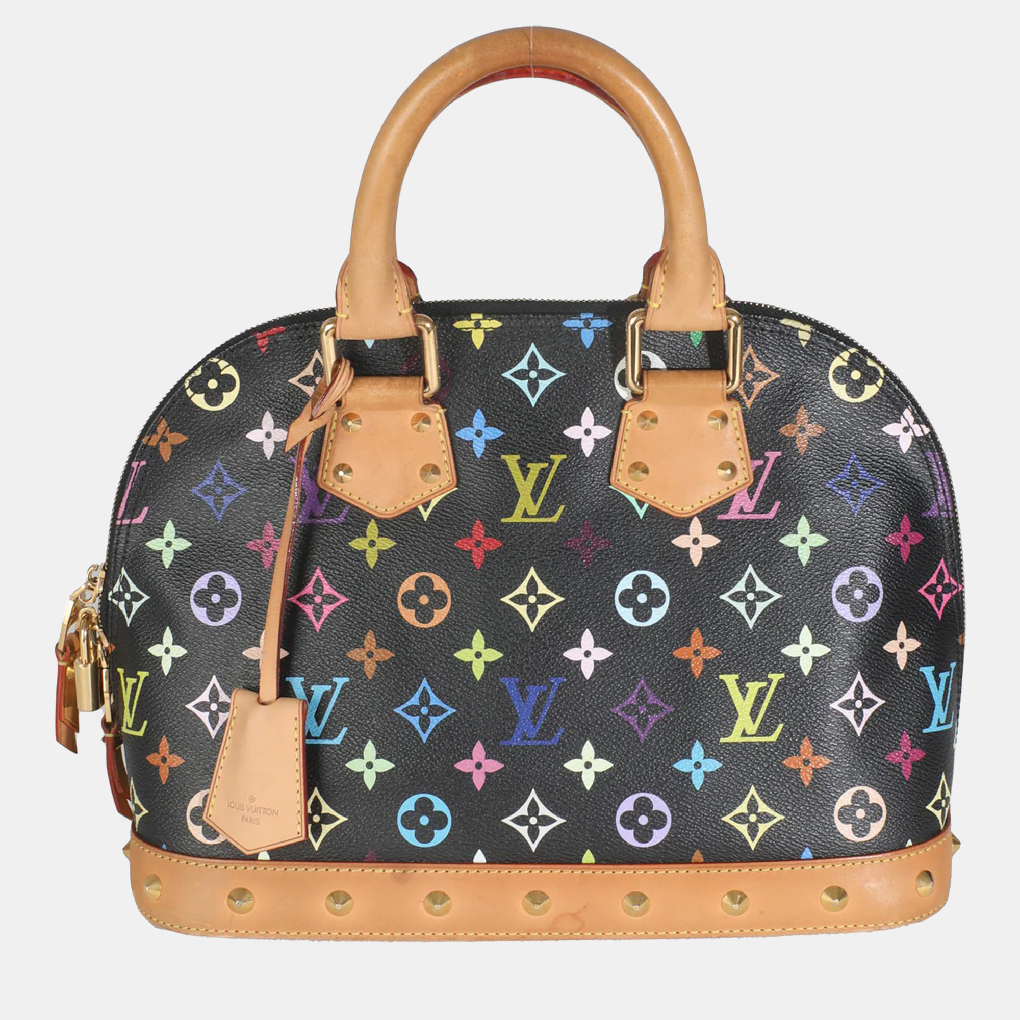 

Louis Vuitton x Murakami Black Multicolor Monogram Canvas Alma PM bag
