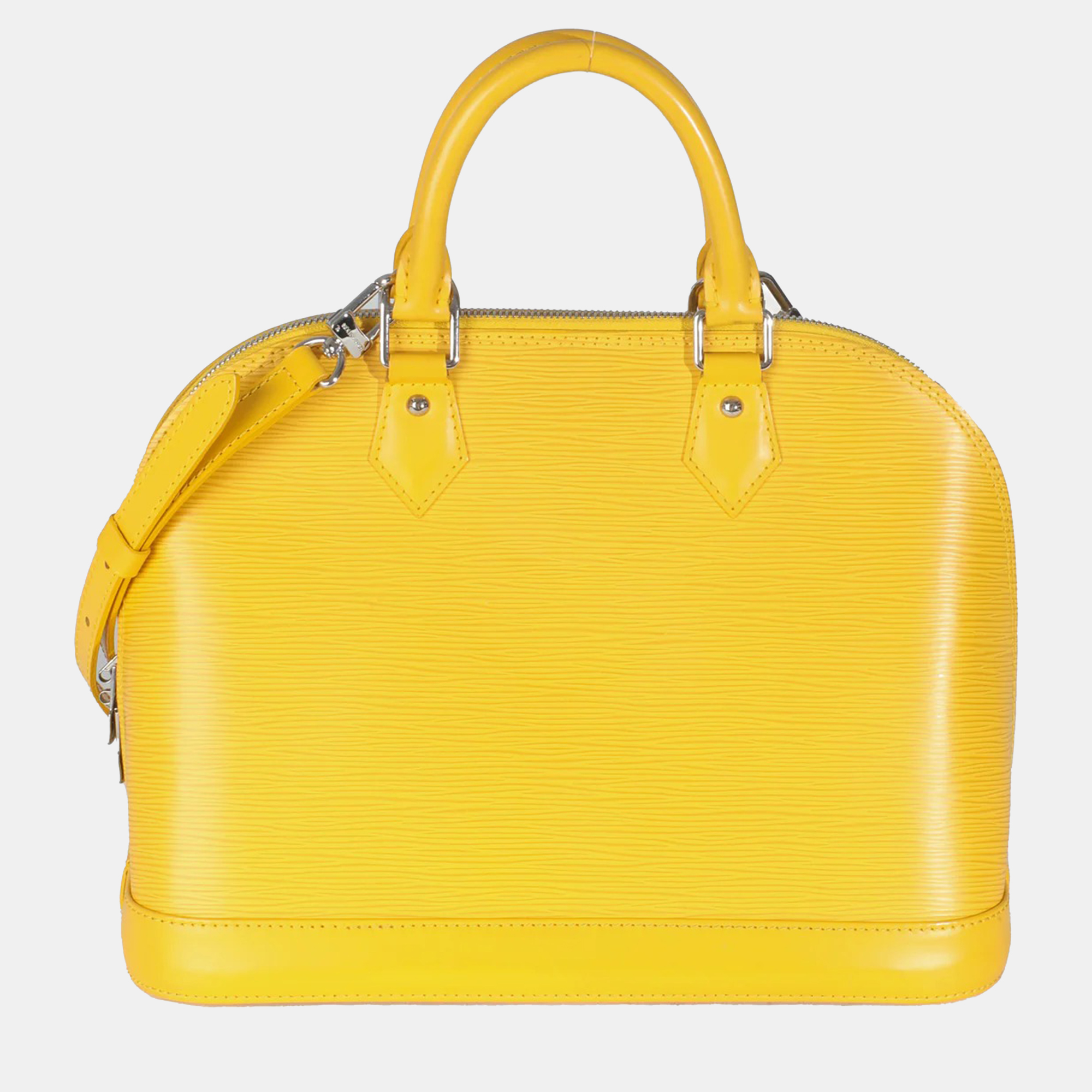 

Louis Vuitton Citron Epi Alma PM bag, Yellow