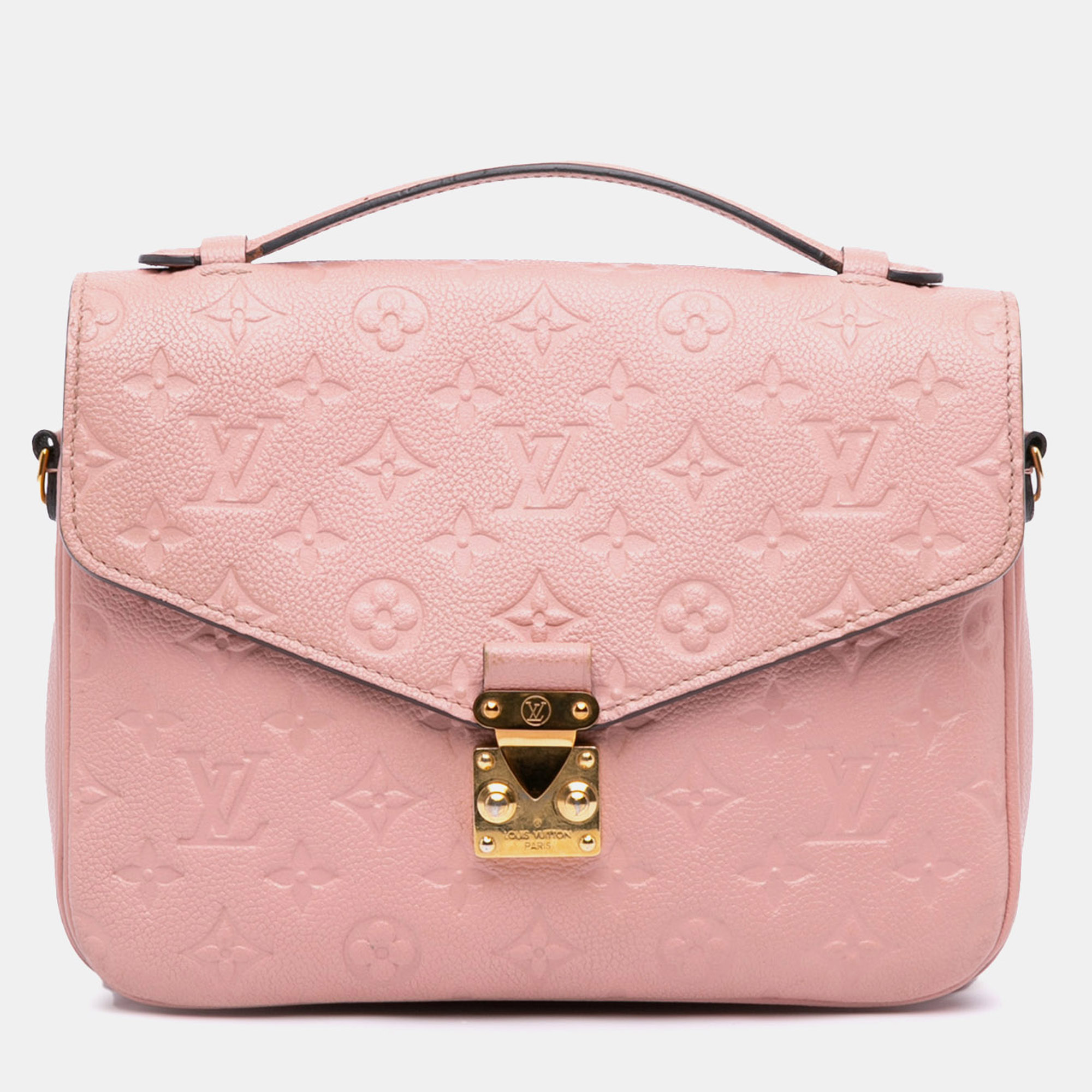 

Louis Vuitton Pink Monogram Empreinte Pochette Metis