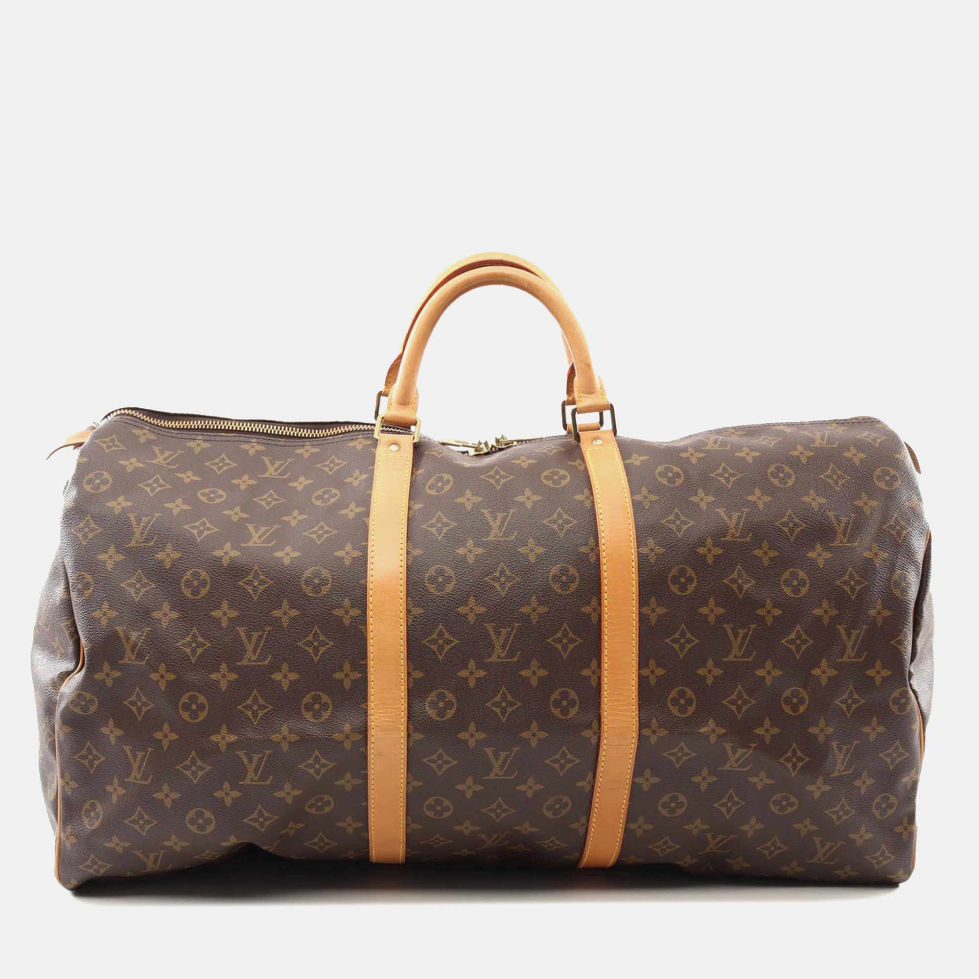 

Louis Vuitton Brown Monogram Keepall 60