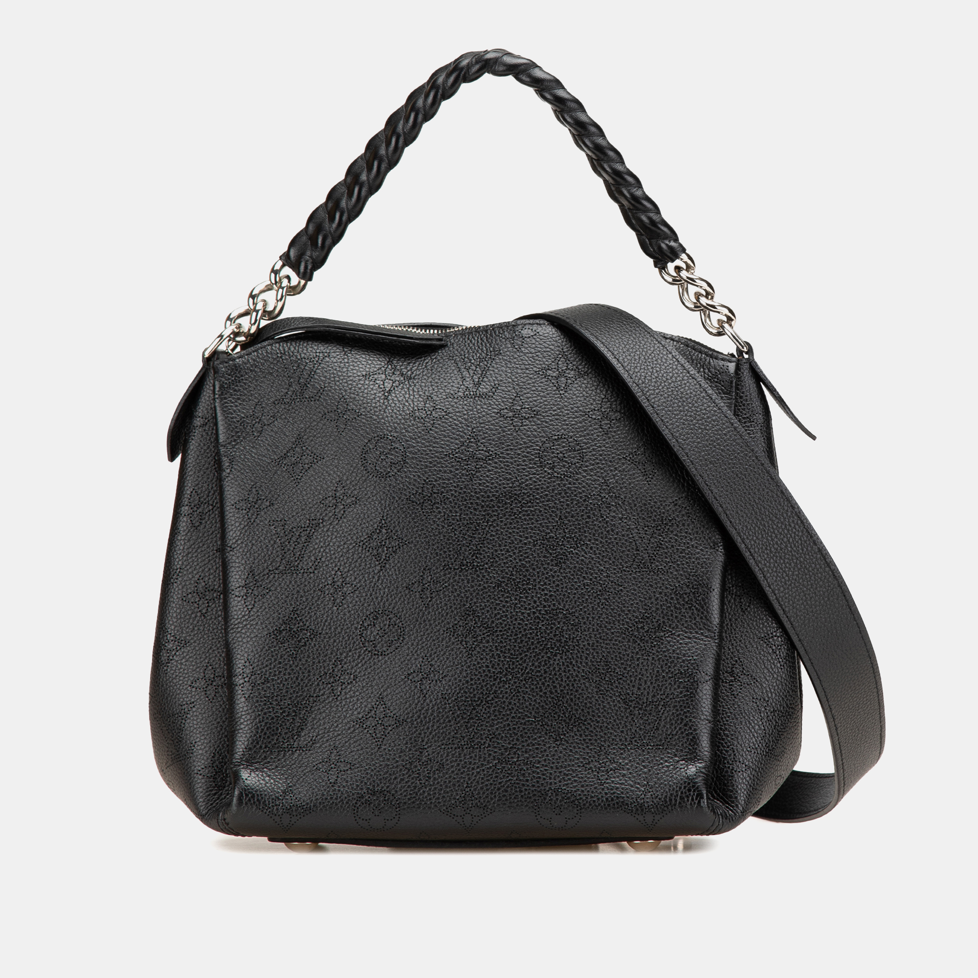 

Louis Vuitton Black Monogram Mahina Babylone Chain BB