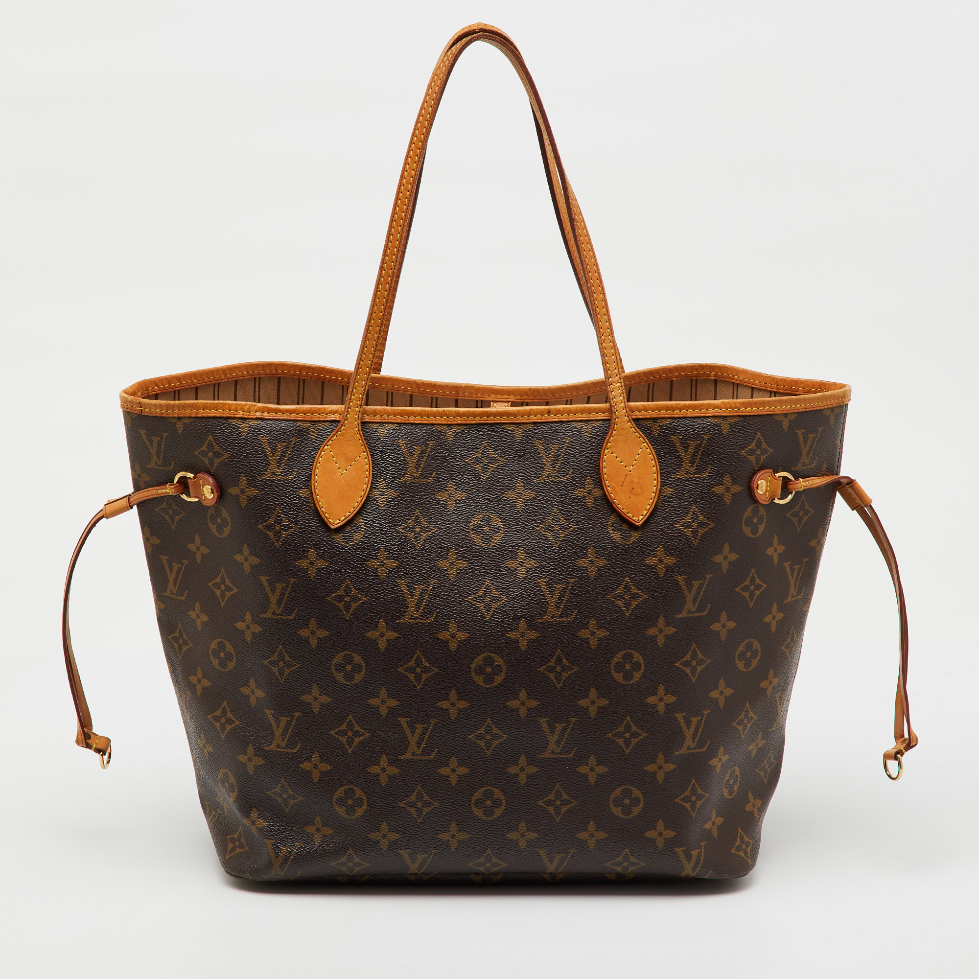 

Louis Vuitton Monogram Canvas Neverfull MM Bag, Brown
