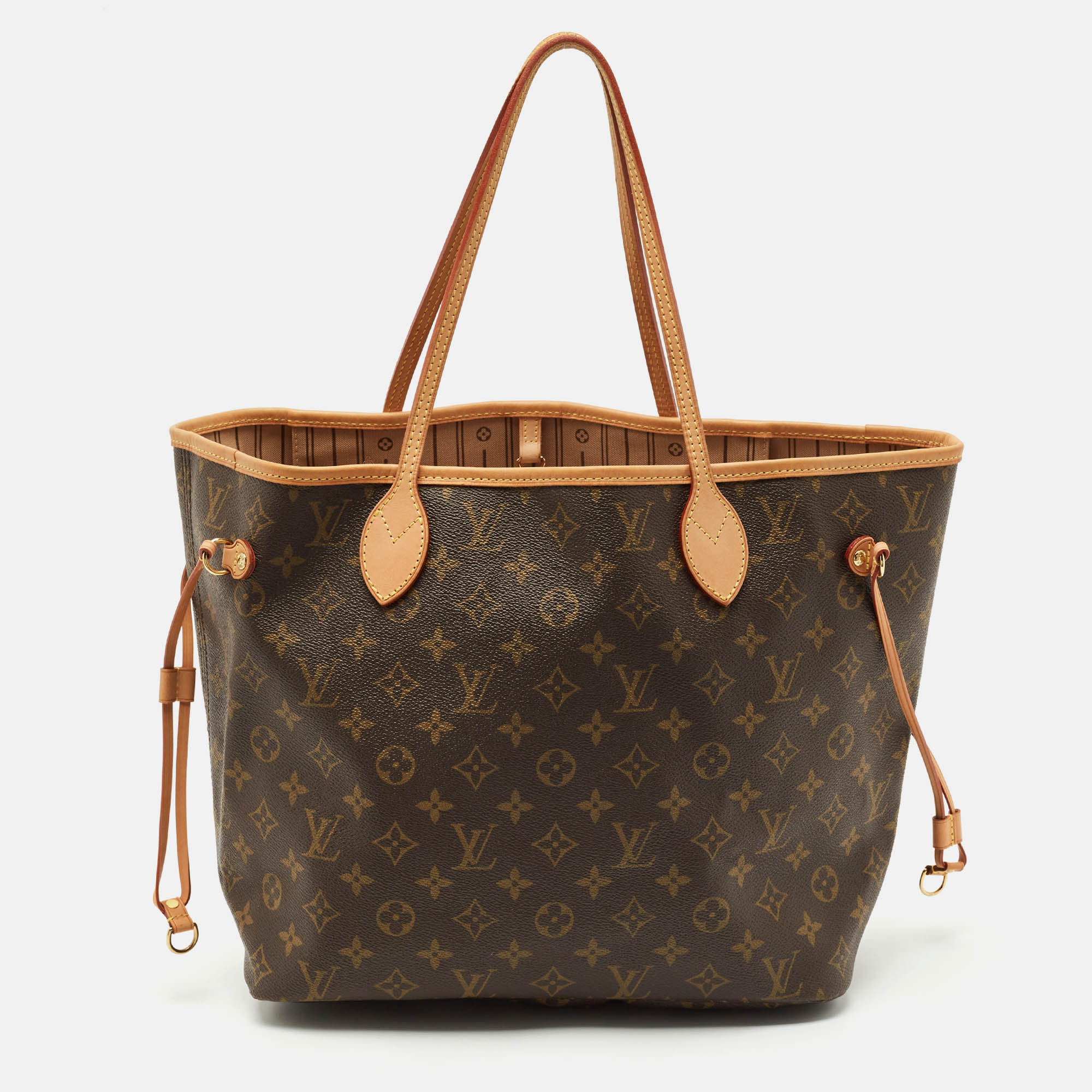 

Louis Vuitton Monogram Canvas Neverfull MM Bag, Brown