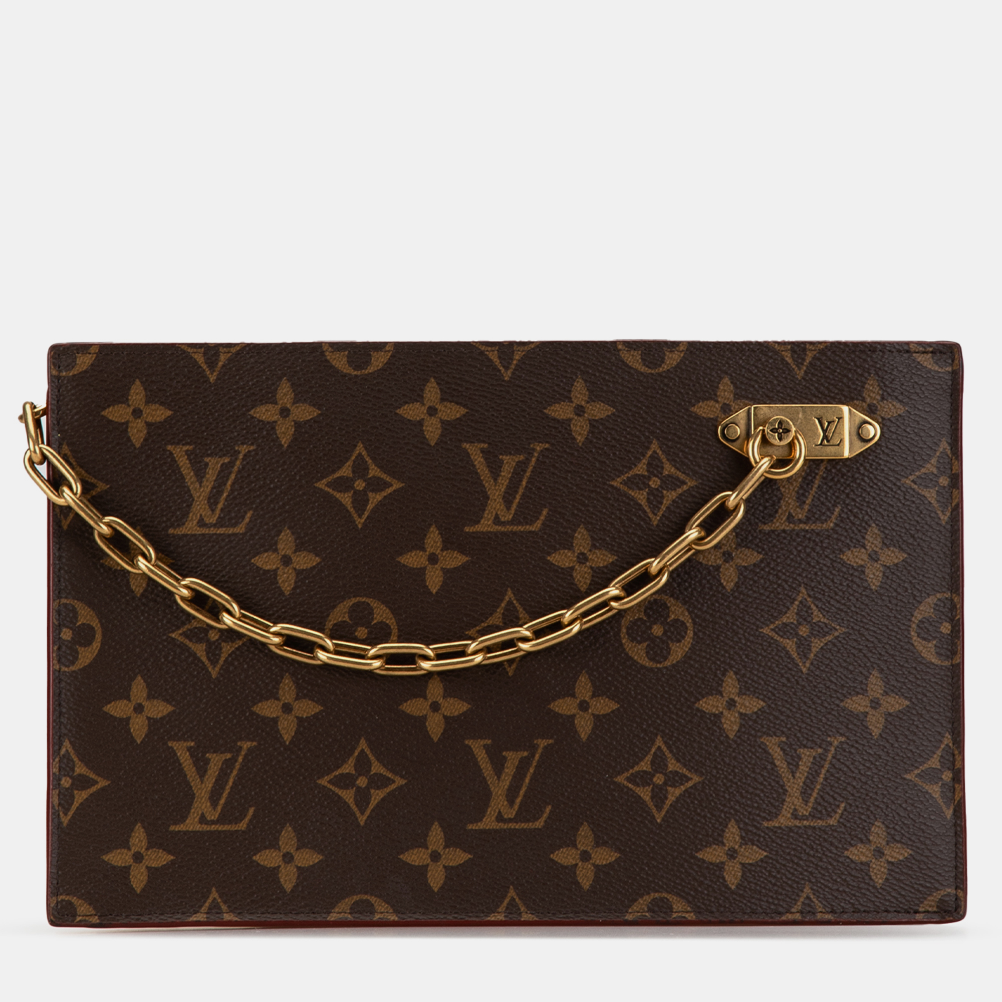 

Louis Vuitton Brown Monogram Legacy Chain Clutch