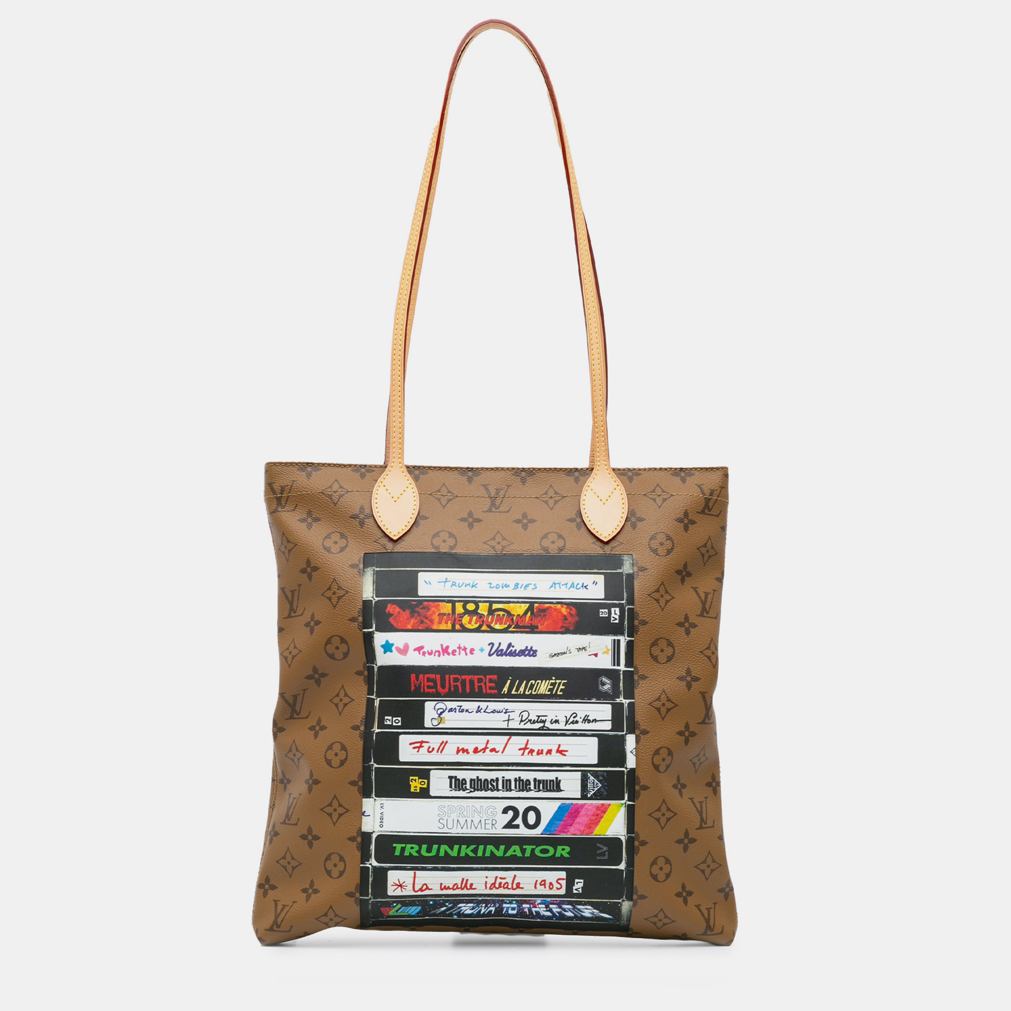 

Louis Vuitton Brown Monogram Reverse VHS Tape Carry It