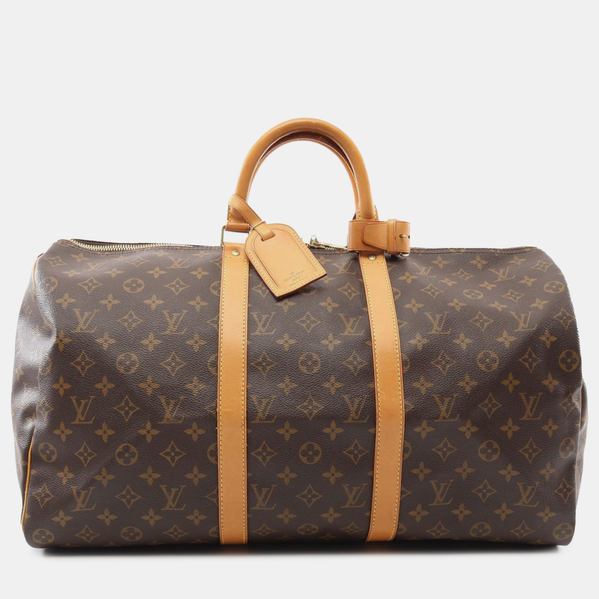 

Louis Vuitton Brown Monogram Keepall 50