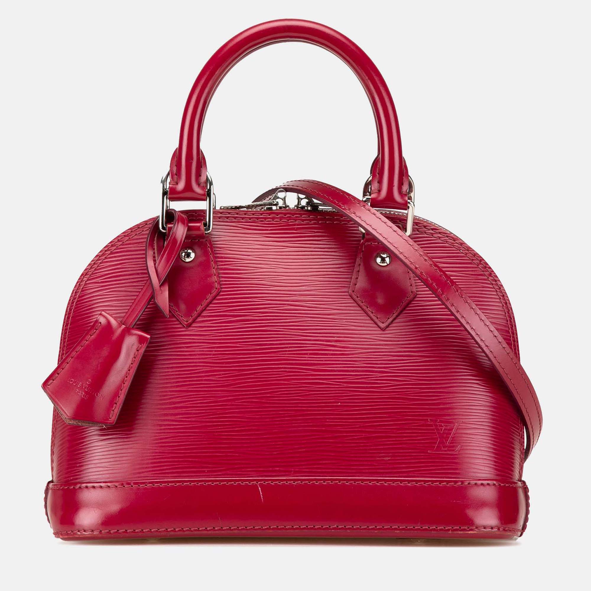 

Louis Vuitton Pink Epi Alma BB