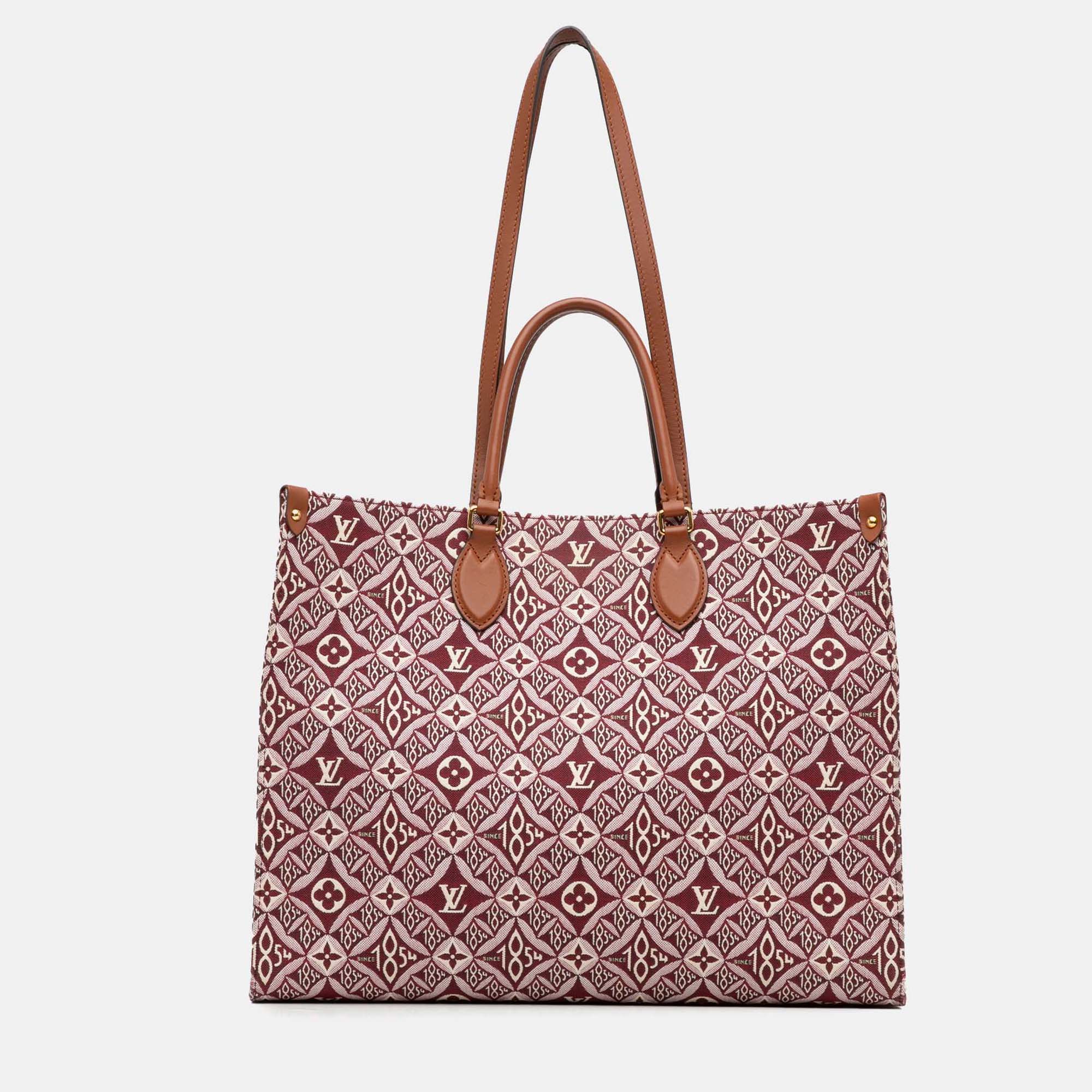 

Louis Vuitton Red Monogram Since 1854 Onthego GM
