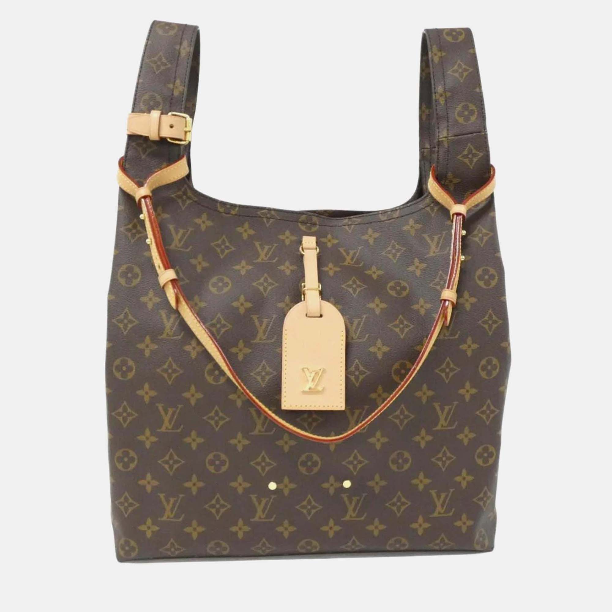 

Louis Vuitton Monogram Atlantis Handbag GM, Brown