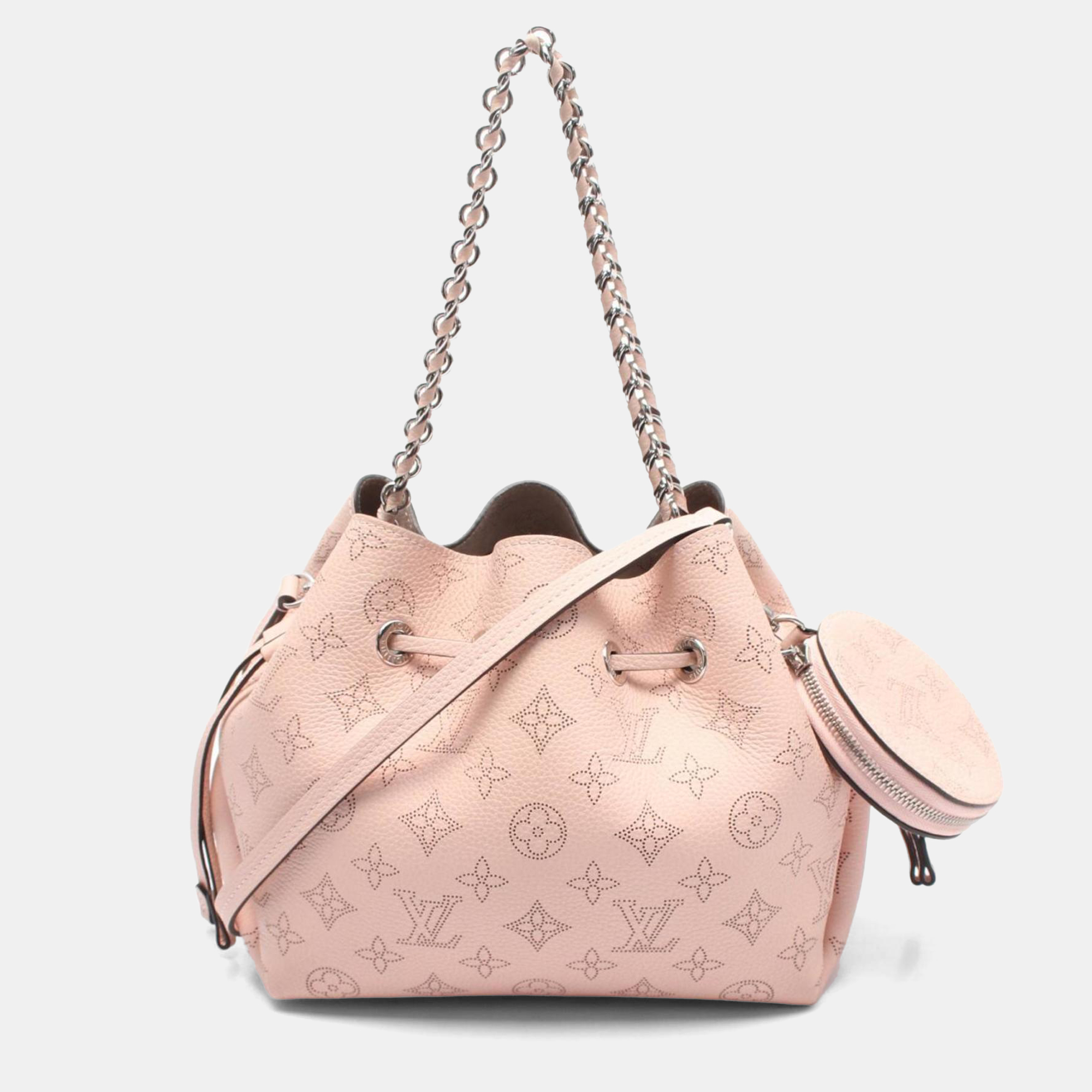 

Louis Vuitton Bella Handbag Leather Mahina Pink