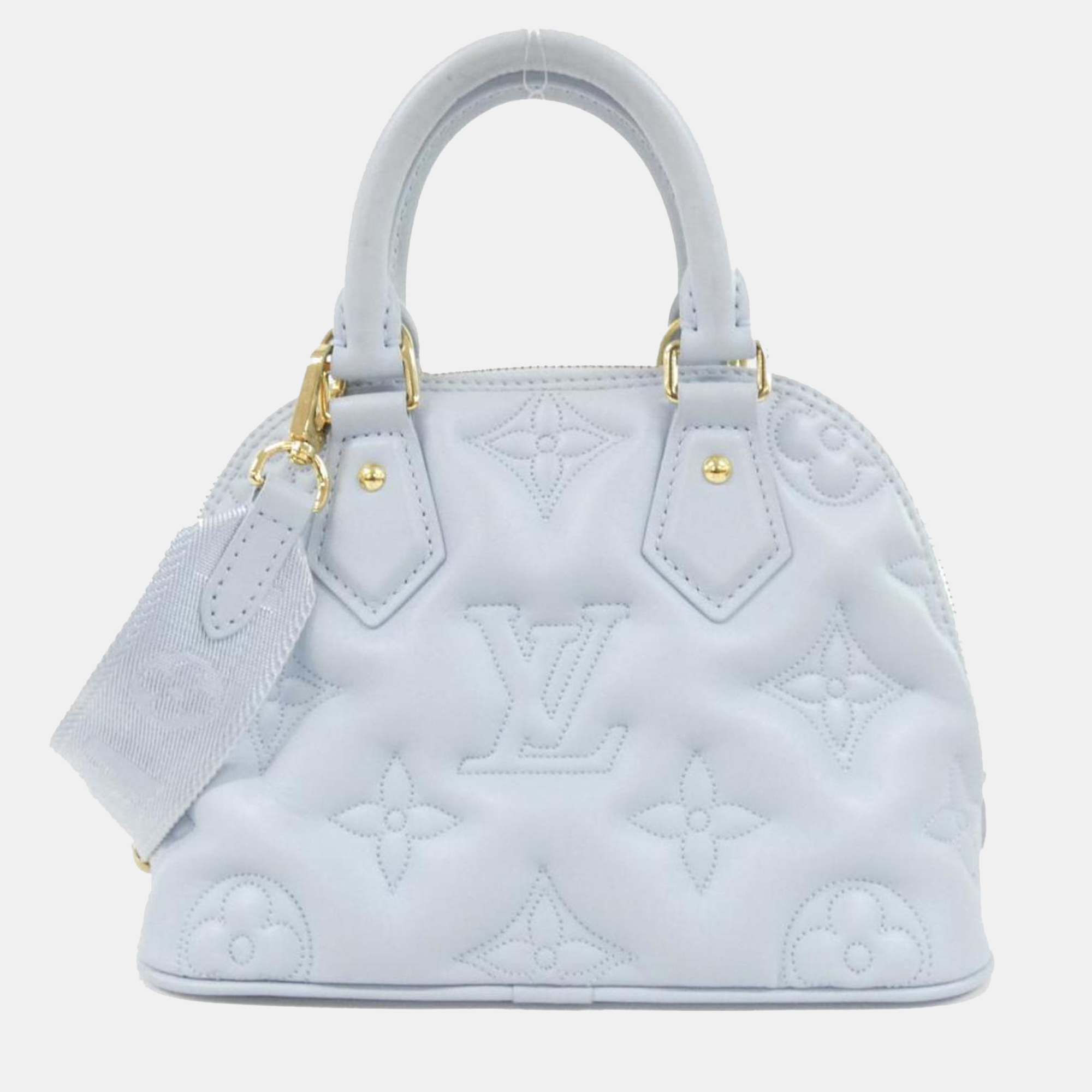 

Louis Vuitton Bubble Gram Alma Soft Bb Handbag, Blue