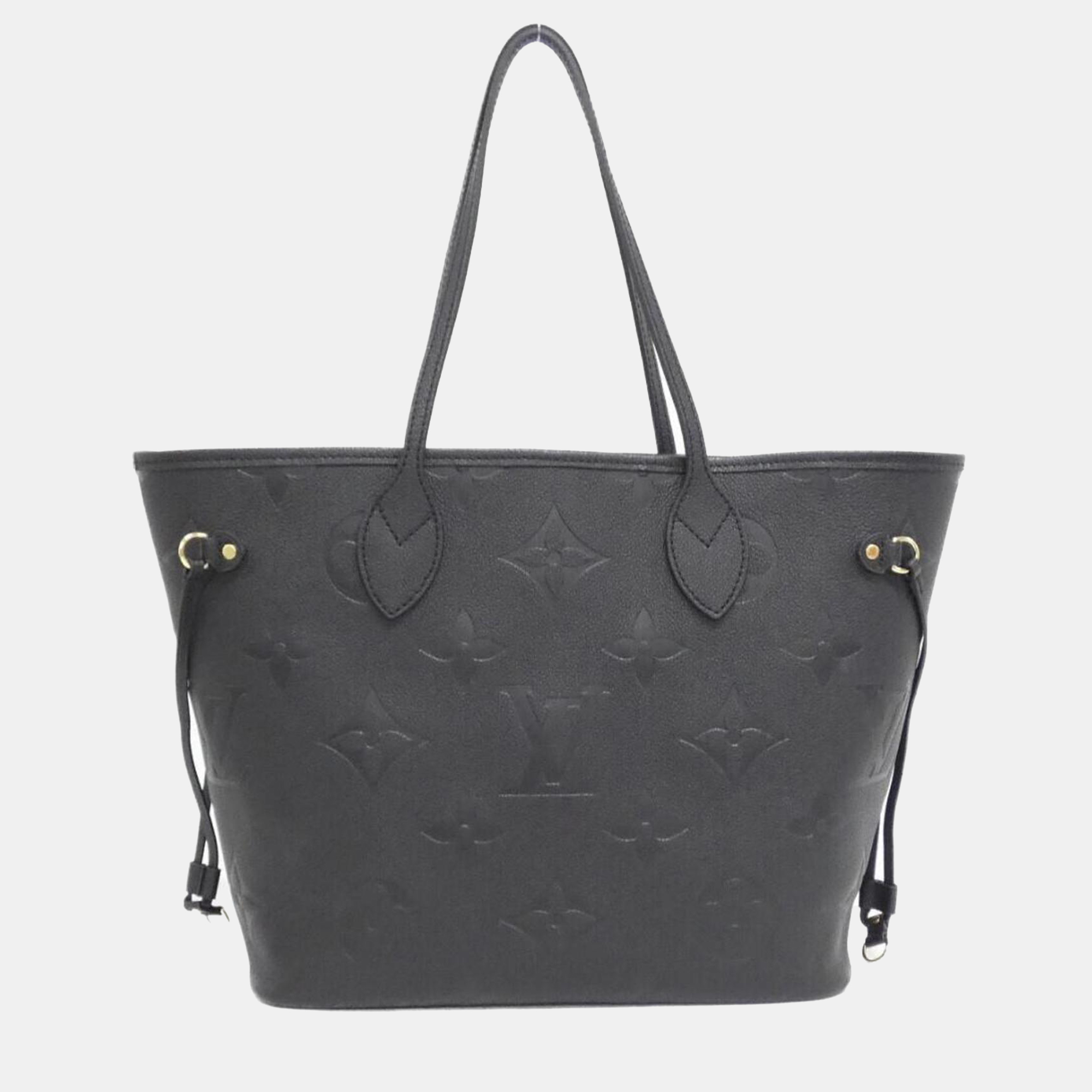 

Louis Vuitton Monogram Empreinte Neverfull Mm Handbag, Black